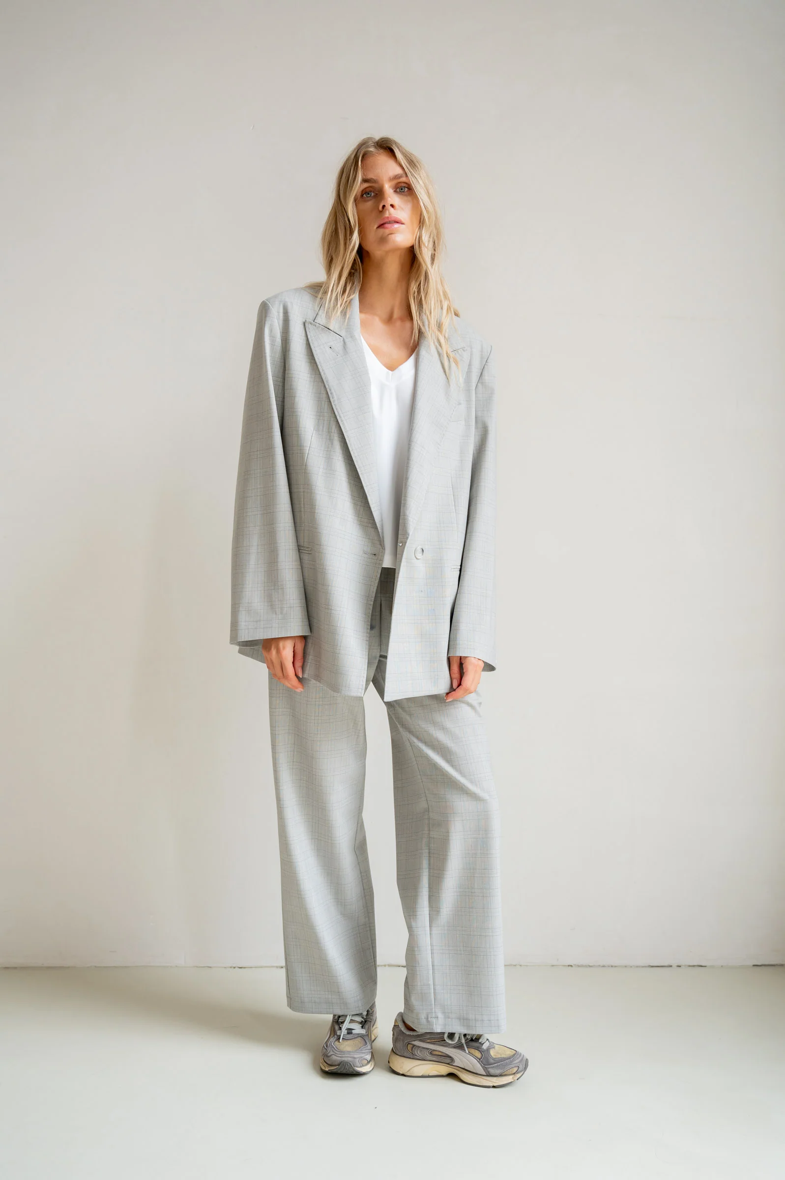 BLAZER (S26N1699) GREY CHECK - Image 4