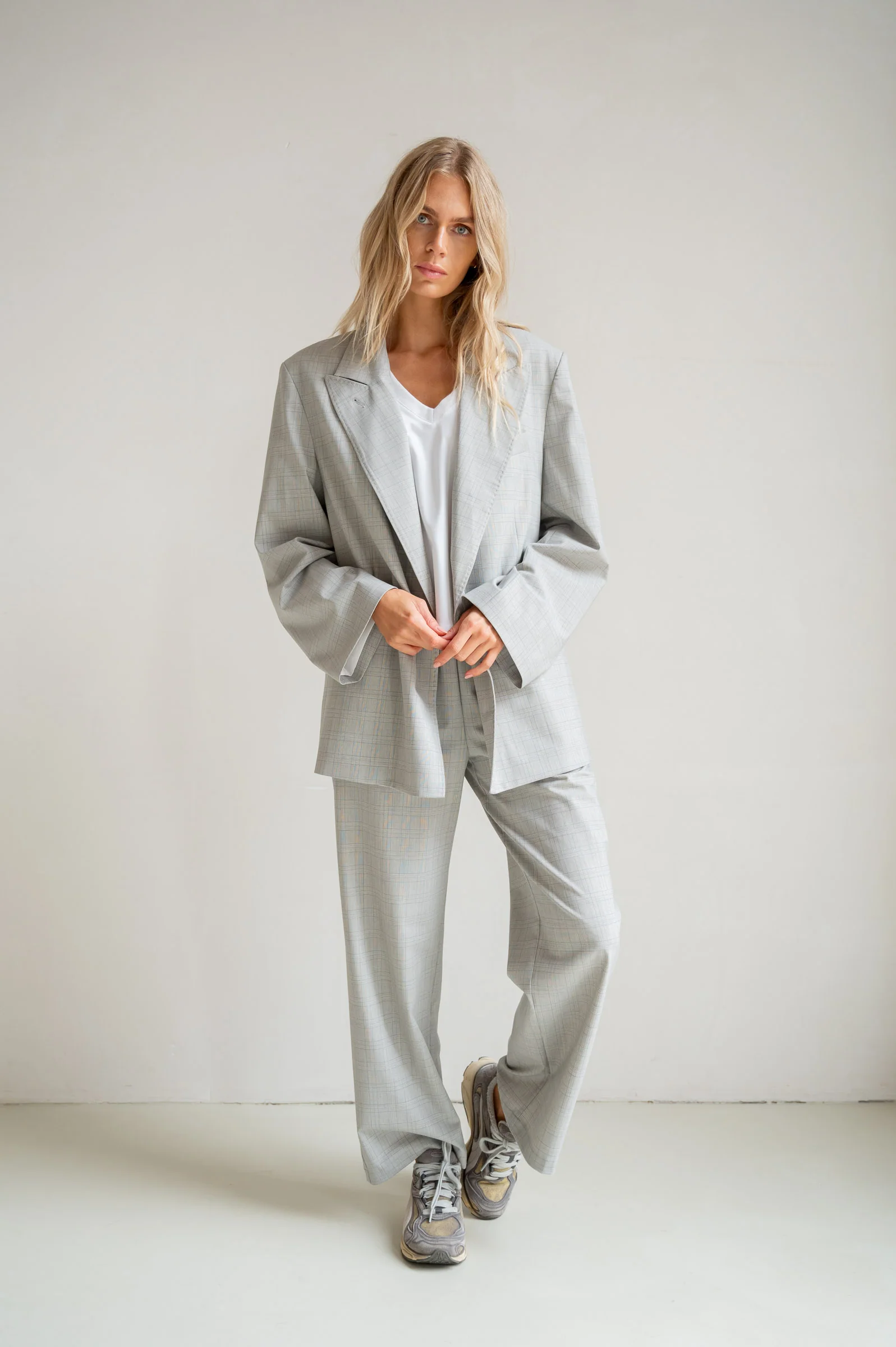 BLAZER (S26N1699) GREY CHECK - Image 5