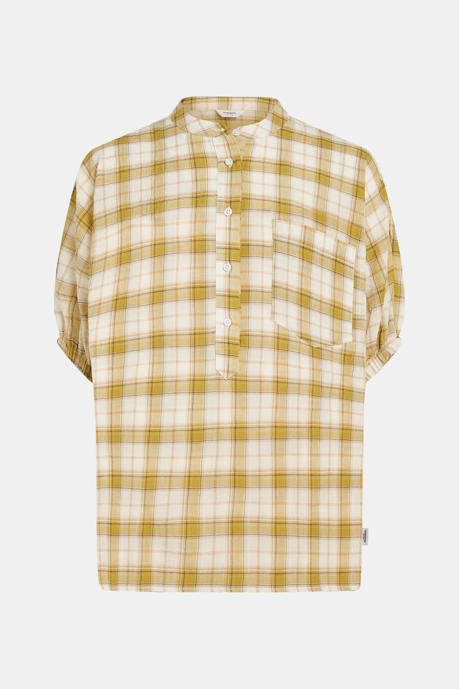 BLOUSE (S26F1822) BAMBOO CHECK