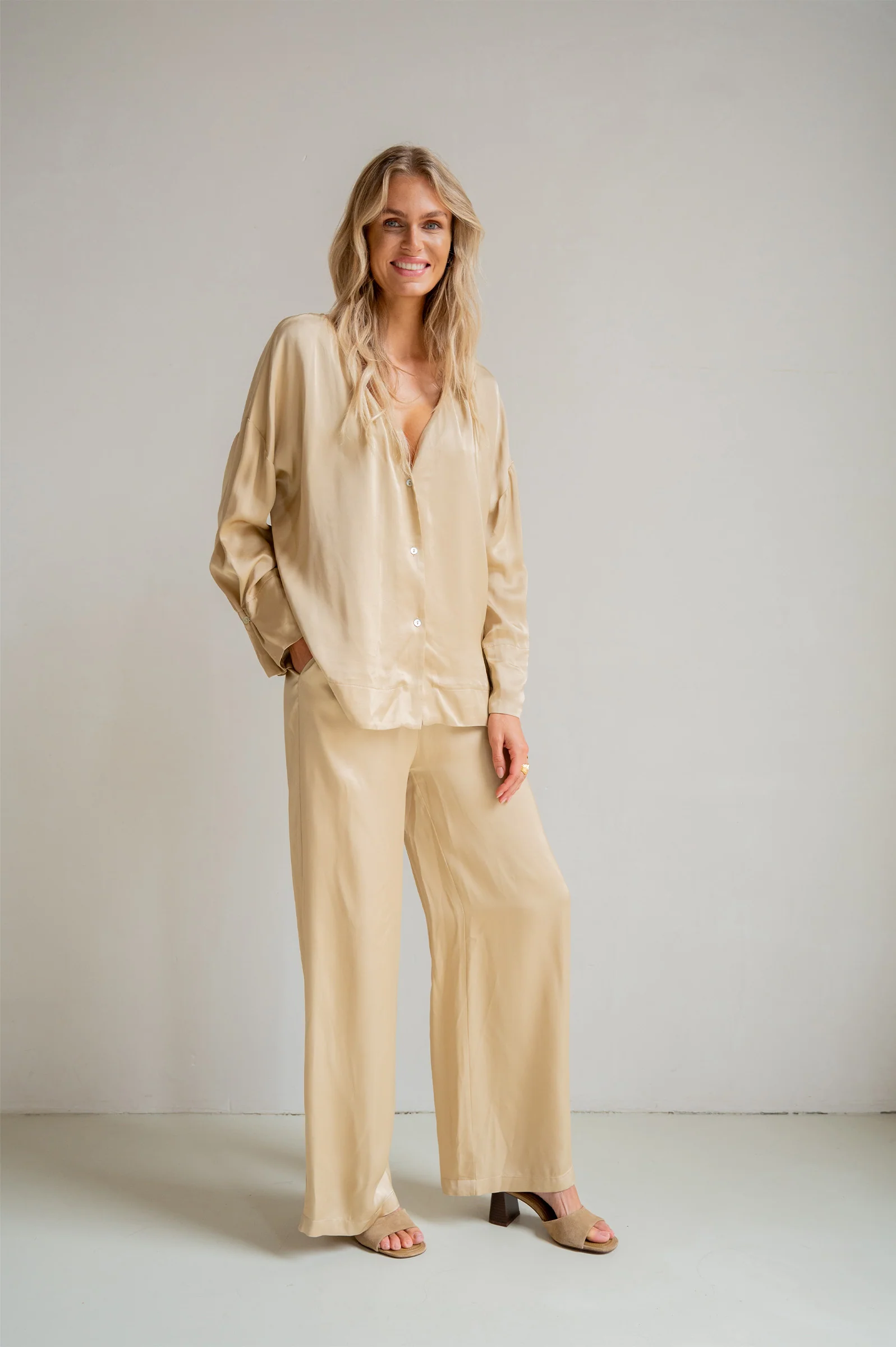 BLOUSE (S26F1842) BEIGE - Image 5