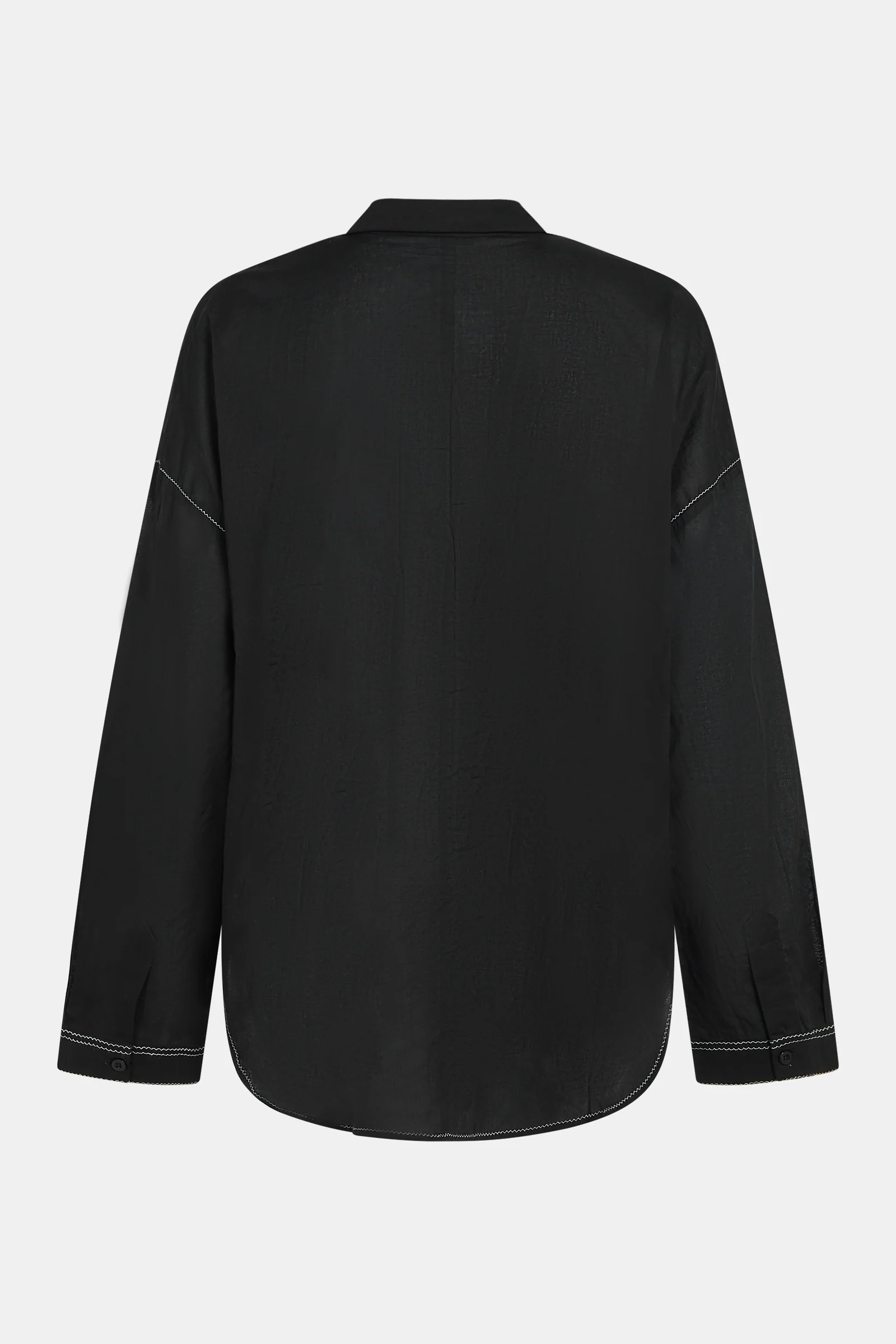 BLOUSE (S26SE040) BLACK - ECRU - Image 3