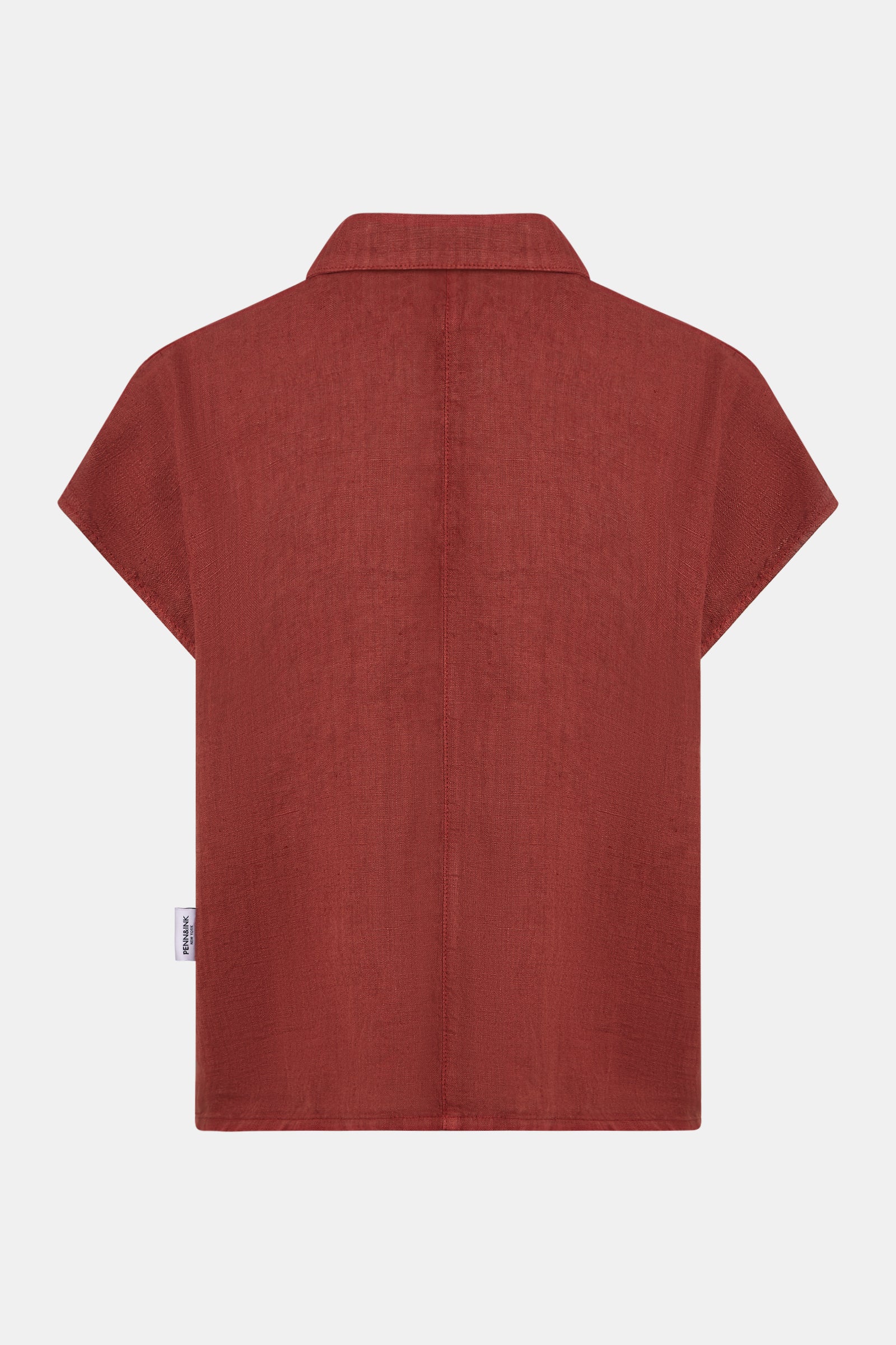 BLOUSE (S26Z848) BURGUNDY - Image 3