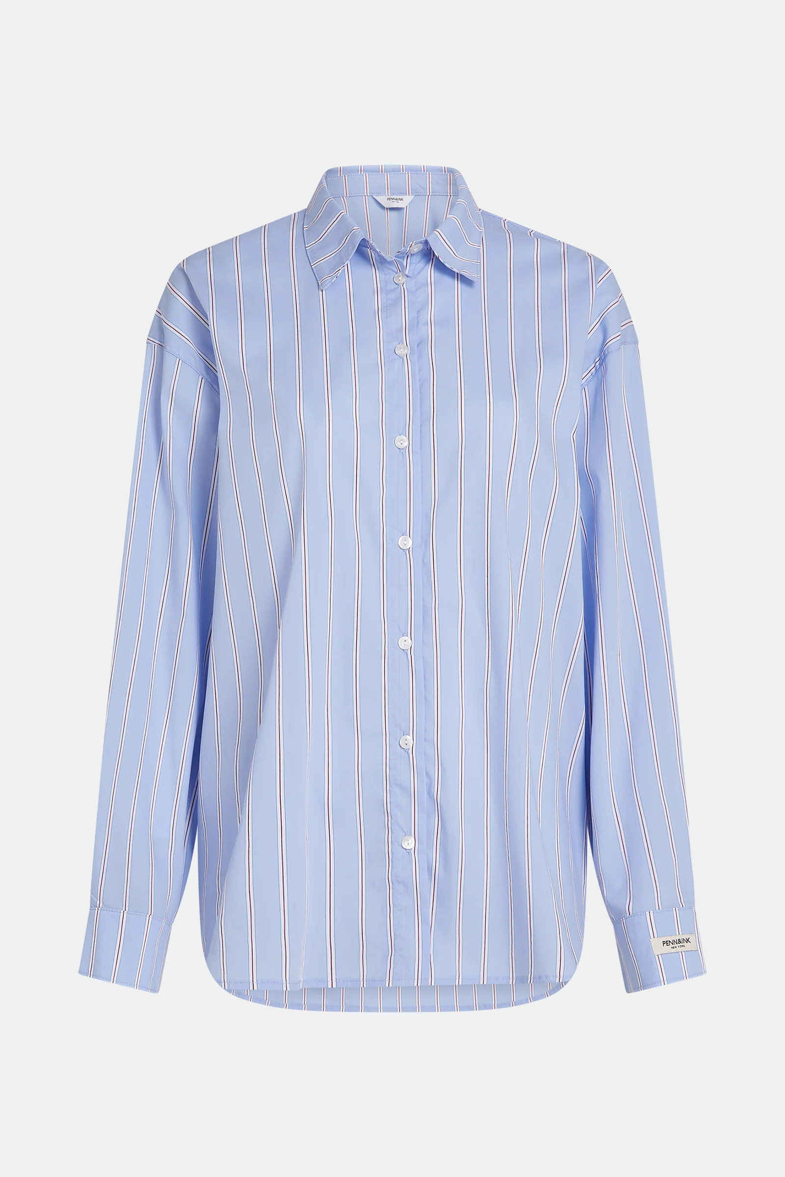 BLOUSE STRIPE (S26Z831) BLUE - Image 2