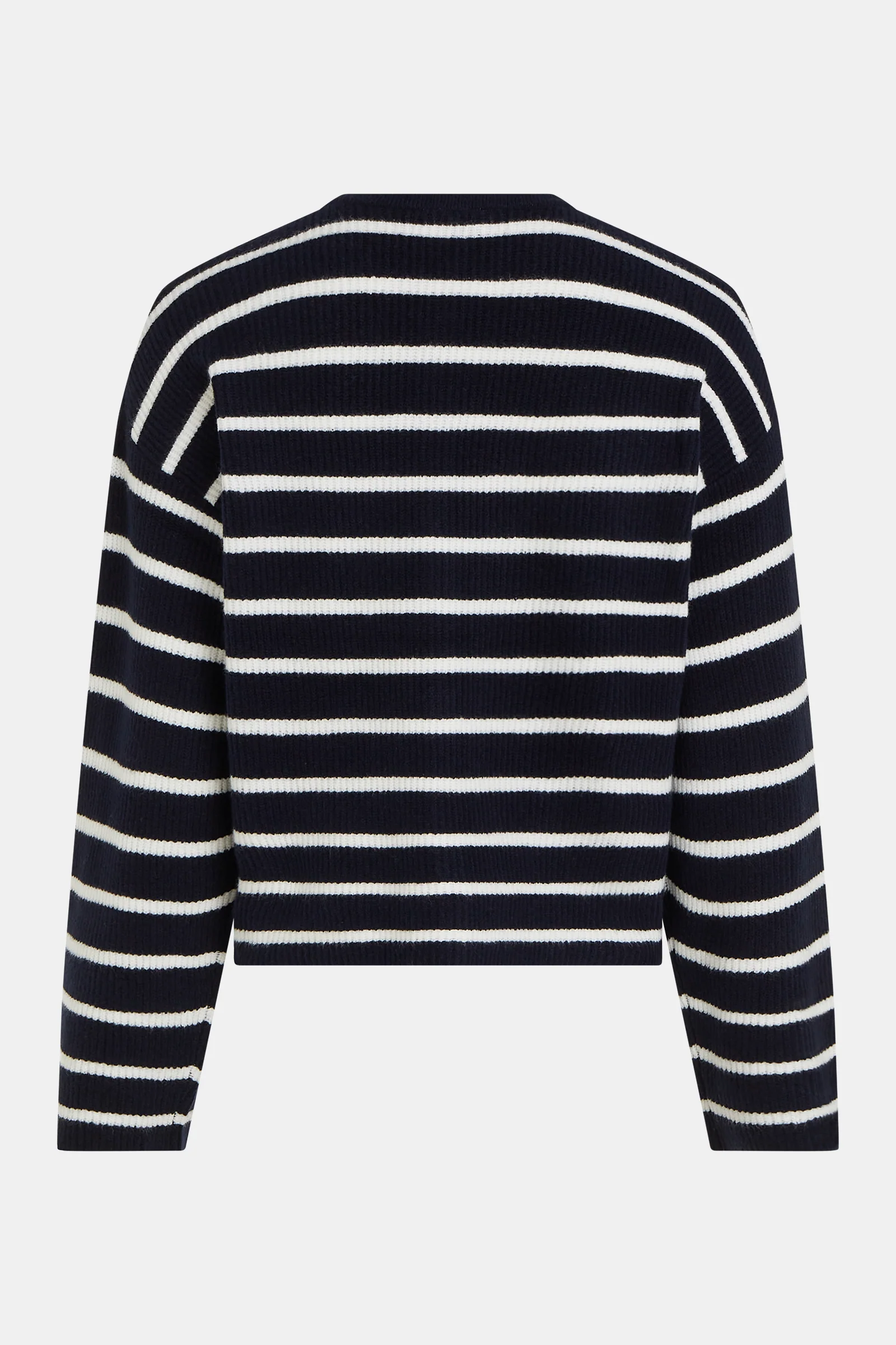 CARDIGAN STRIPE (S26B390) NAVY - ECRU - Image 3