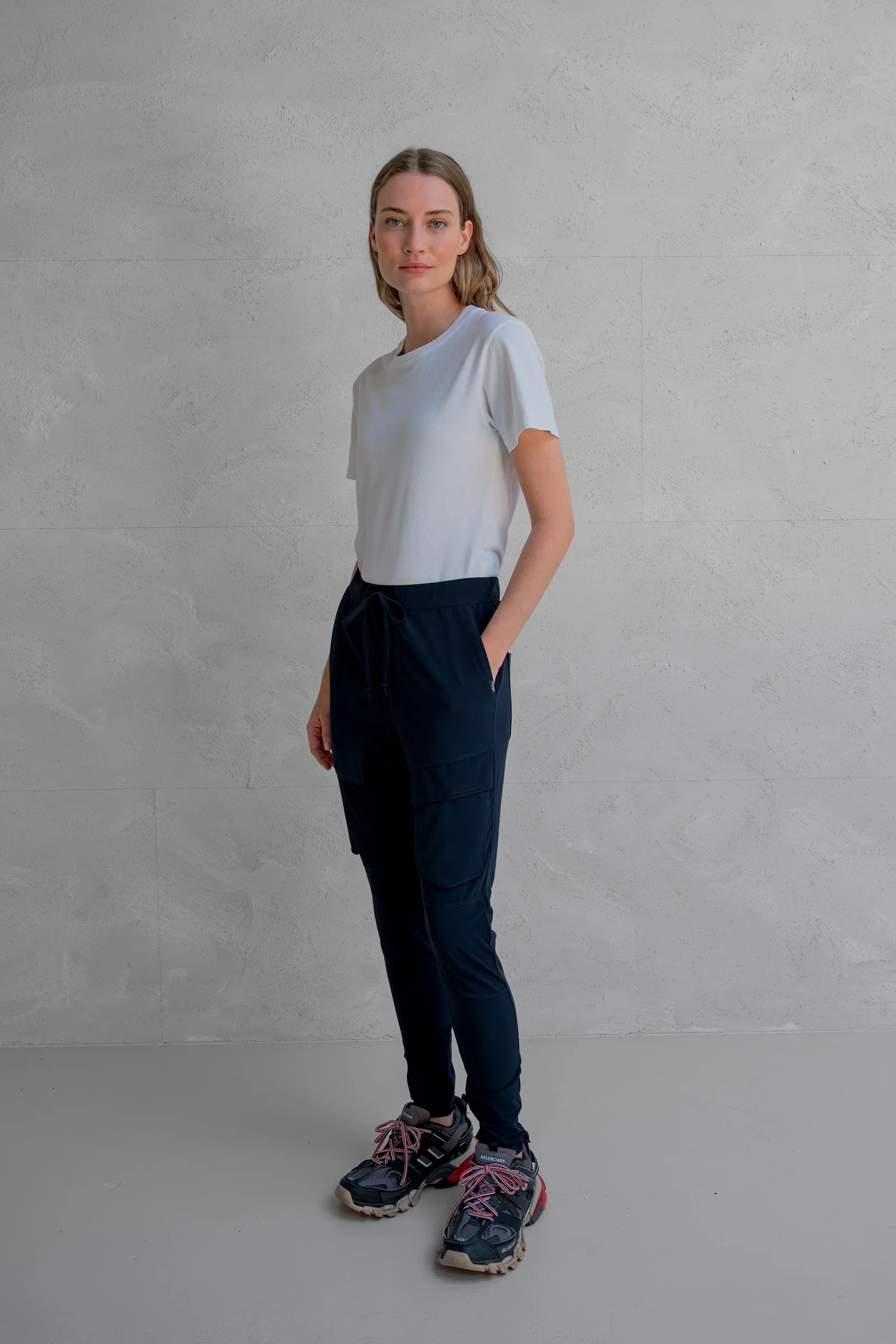 TROUSERS (CARGO) NAVY - Image 4