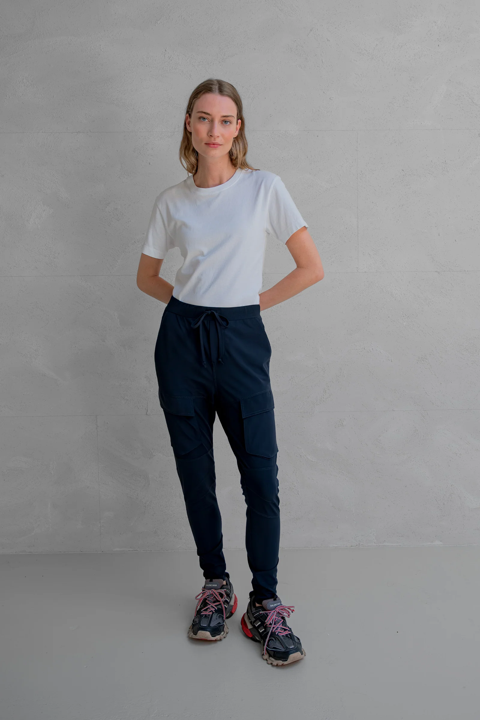 TROUSERS (CARGO) NAVY - Image 5