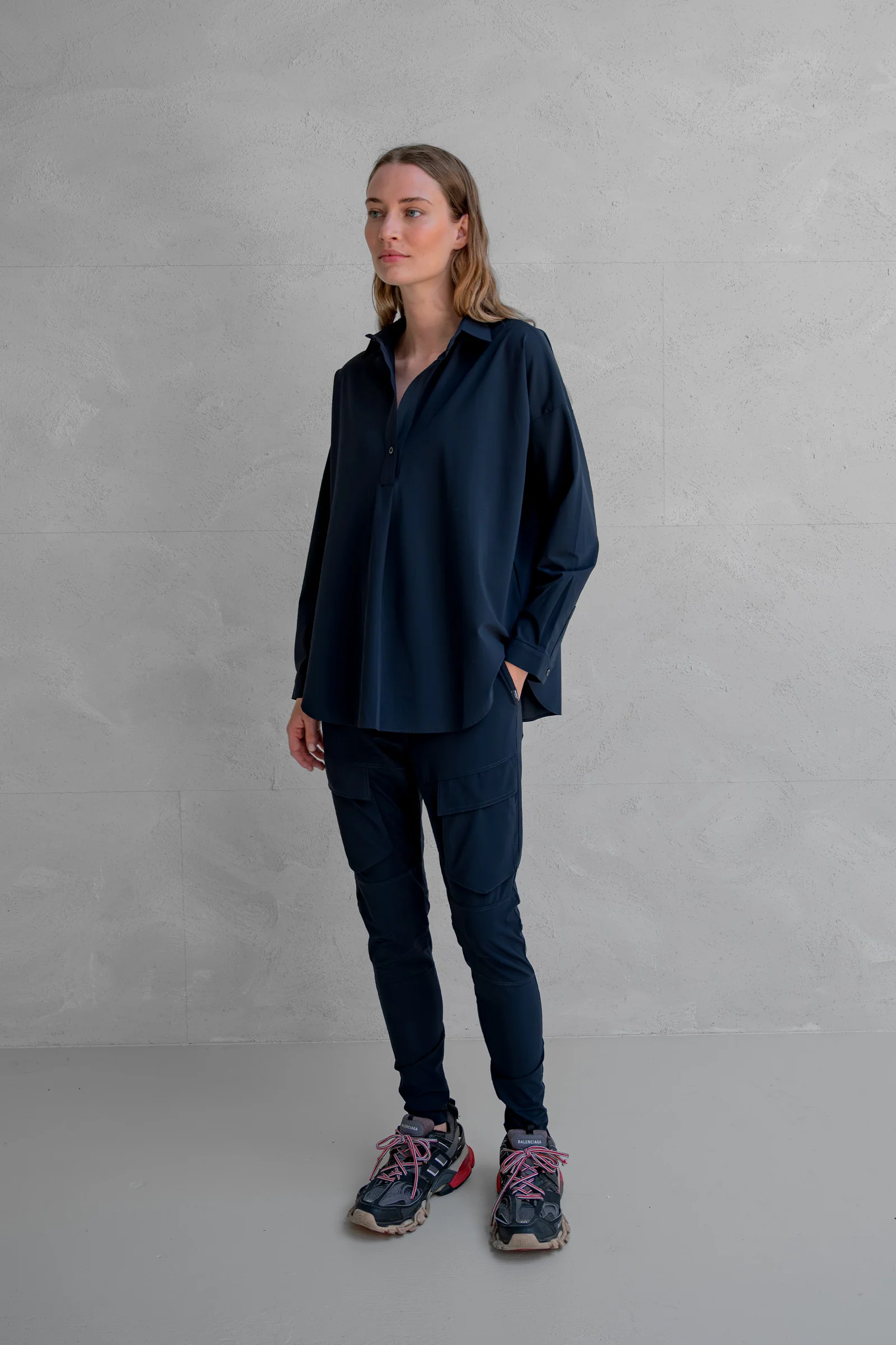 TROUSERS (CARGO) NAVY - Image 7