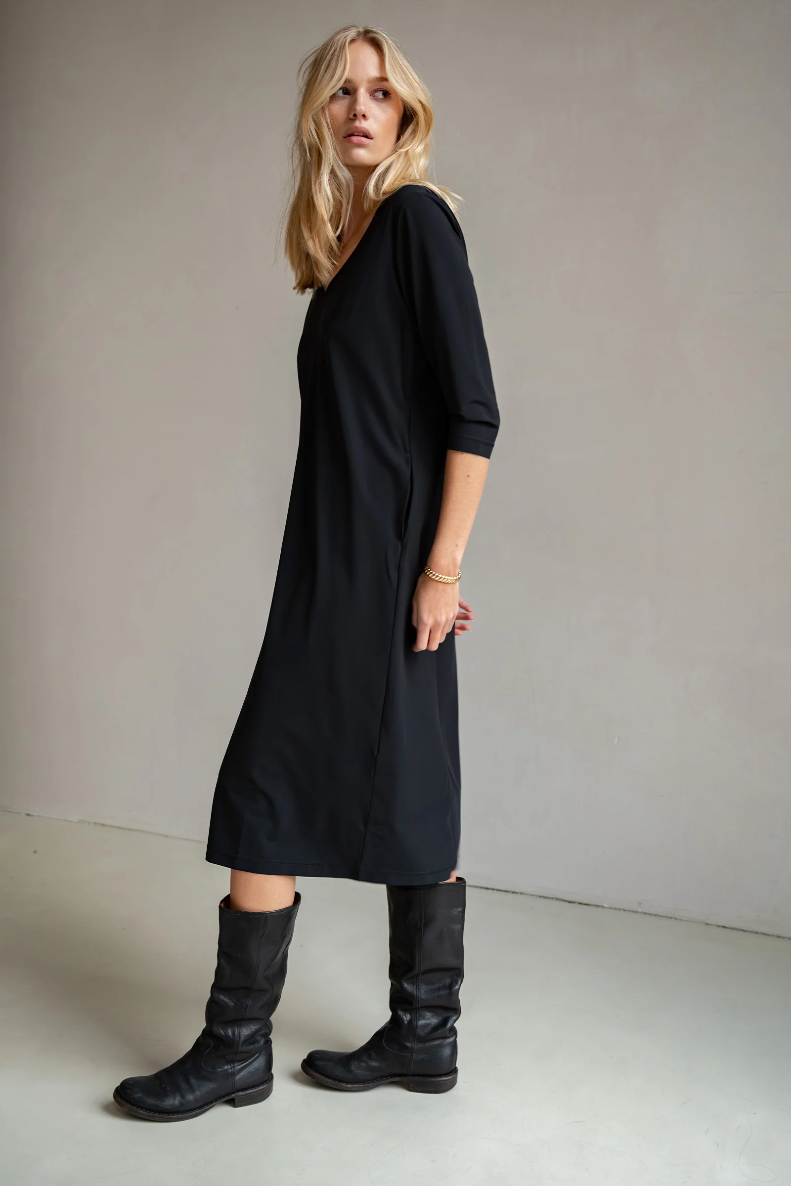 DRESS (BLAKE) BLACK - Image 4