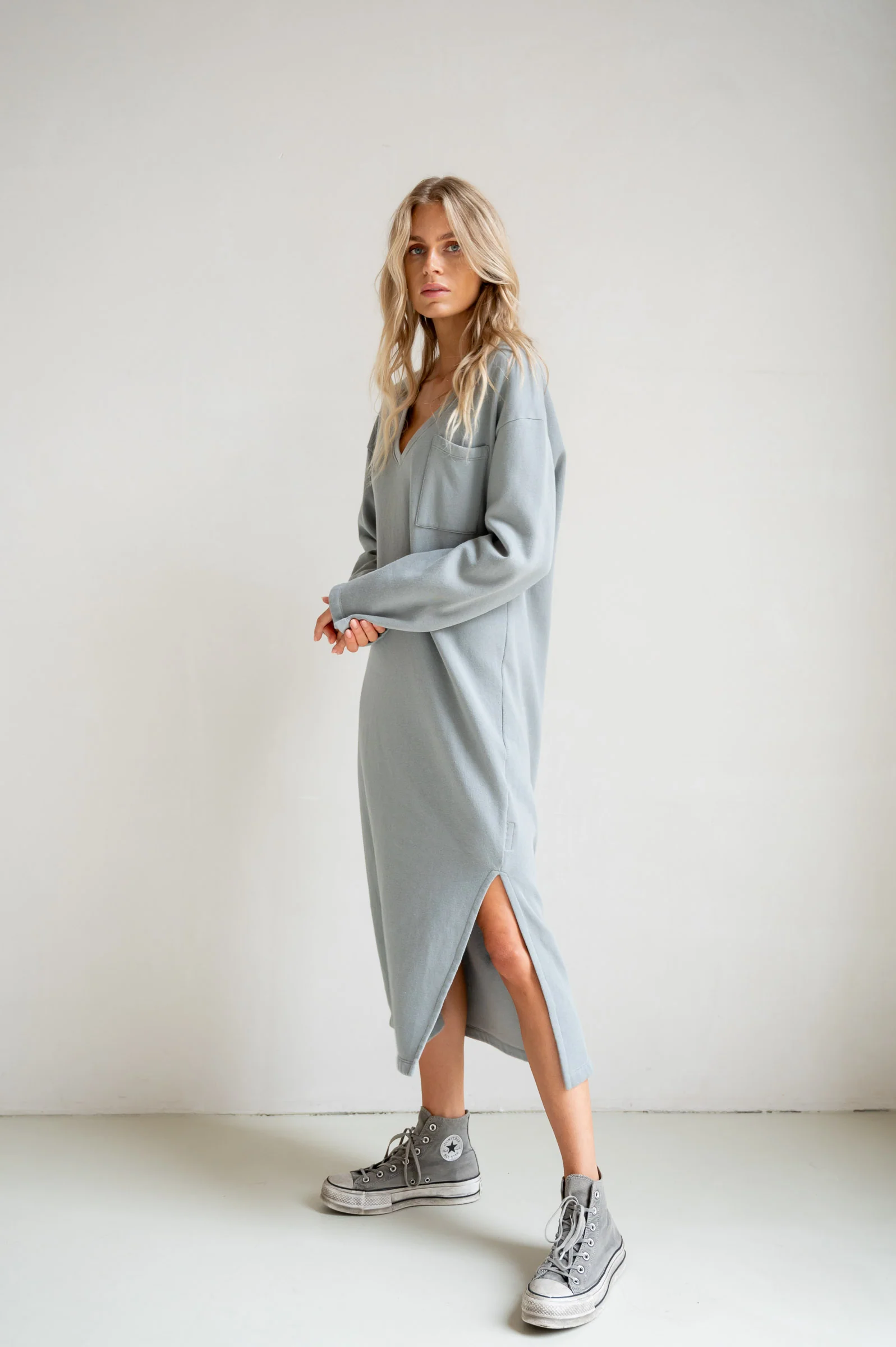 DRESS PRINT (S26F1829) MONUMENT - ECRU - Image 4