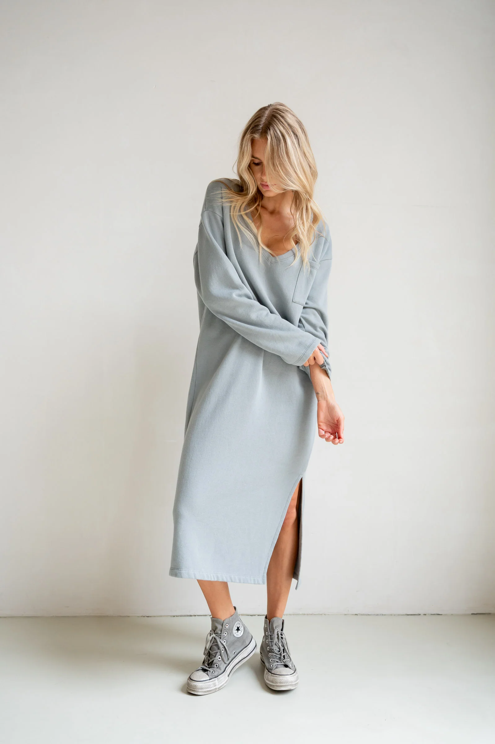DRESS PRINT (S26F1829) MONUMENT - ECRU - Image 5