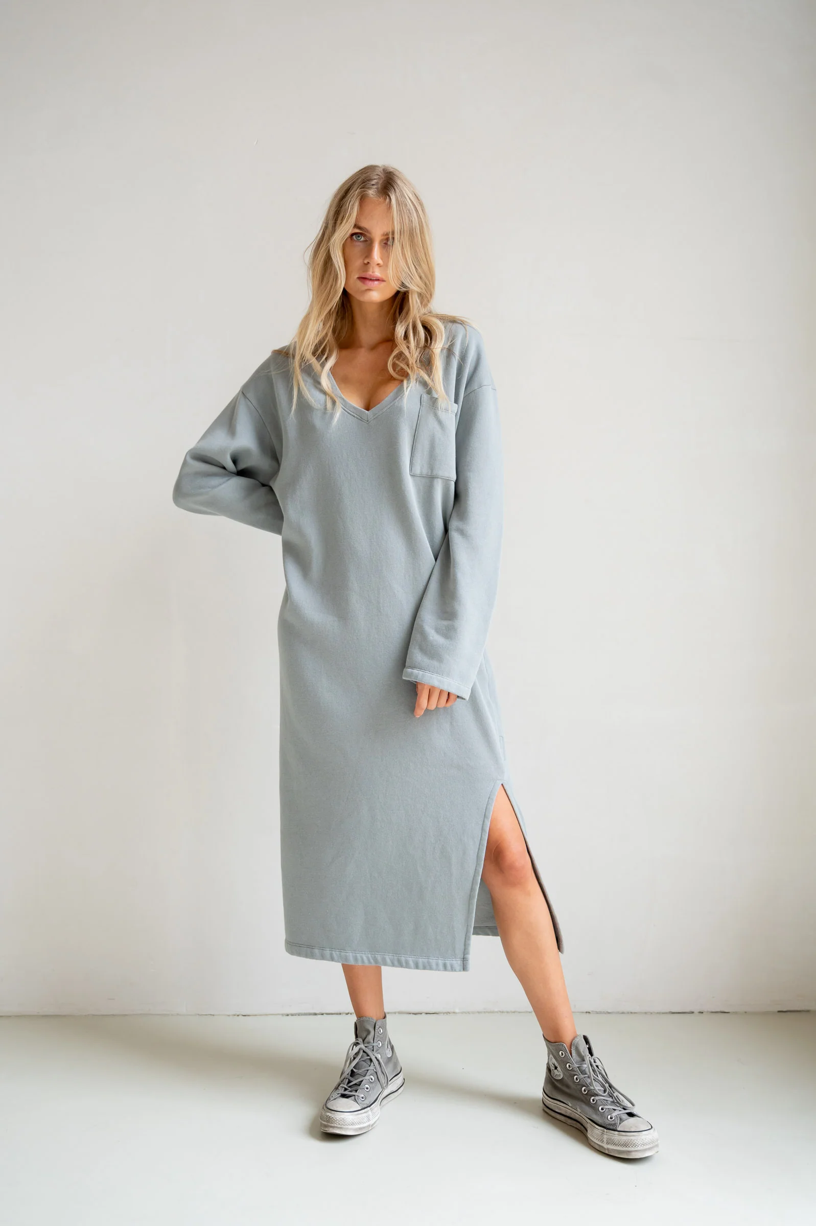 DRESS PRINT (S26F1829) MONUMENT - ECRU - Image 6