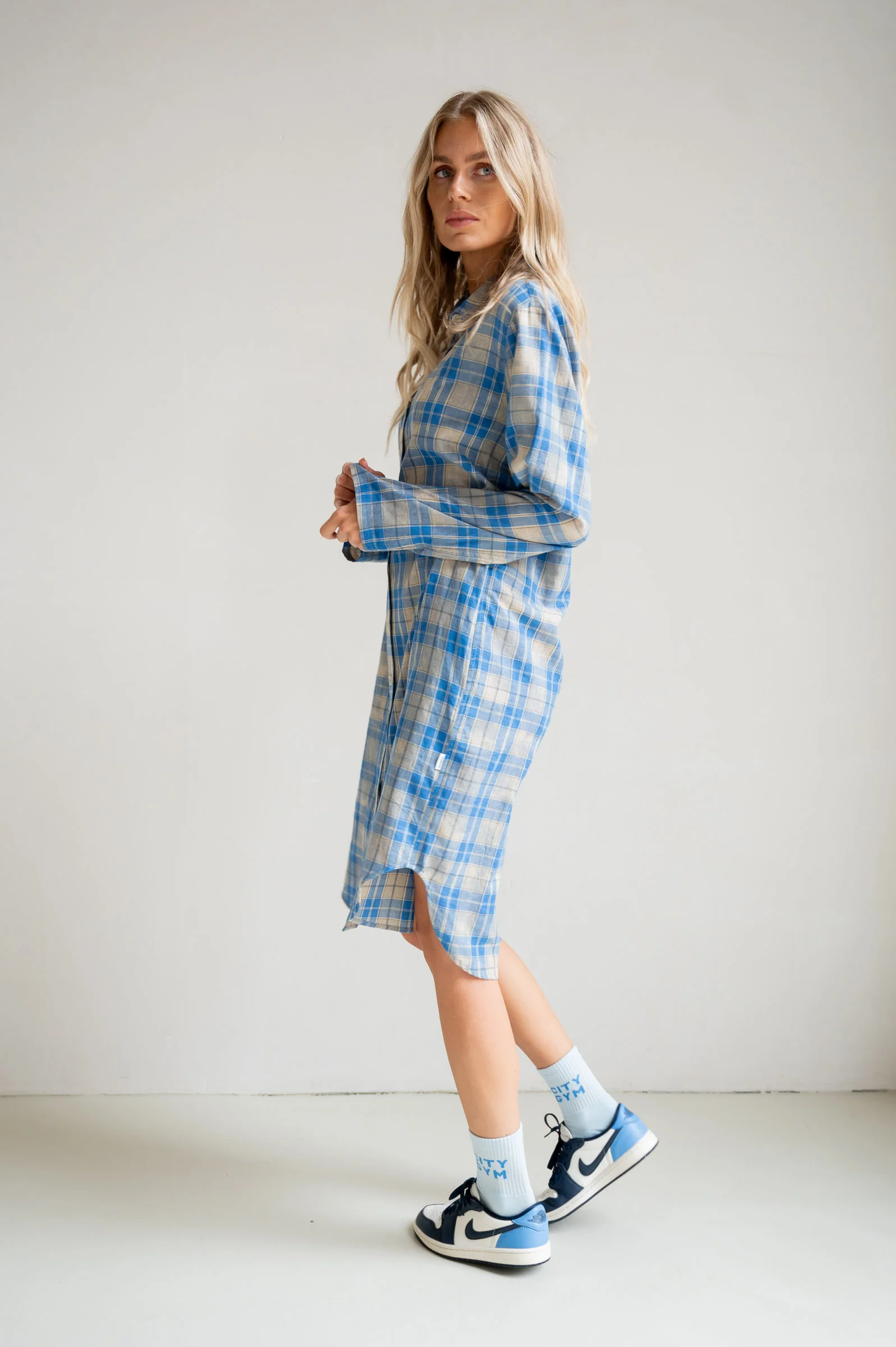 DRESS (S26C350) BLUE - Image 5