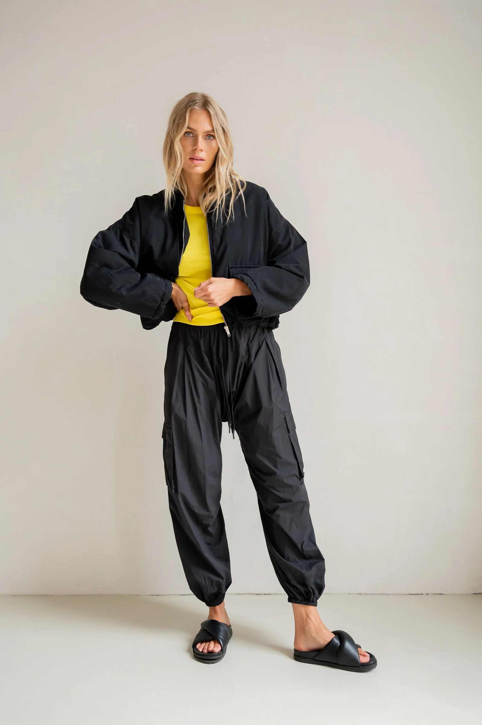 JACKET (S26Z841) BLACK - Image 5