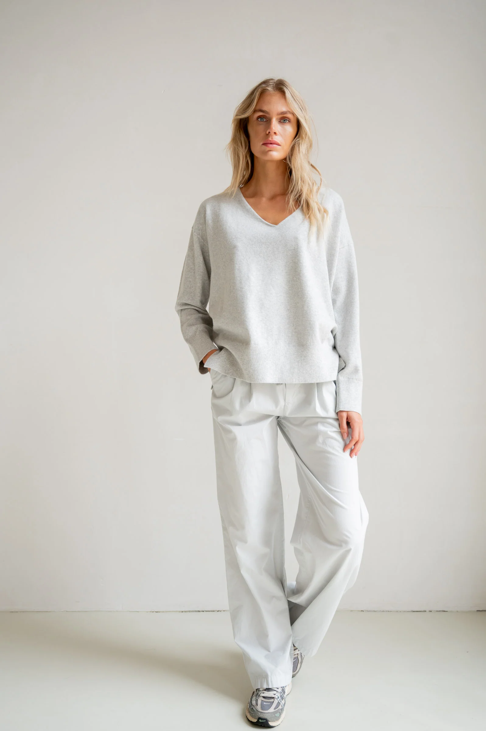 JUMPER (S26B401) GREY MELANGE - Image 4