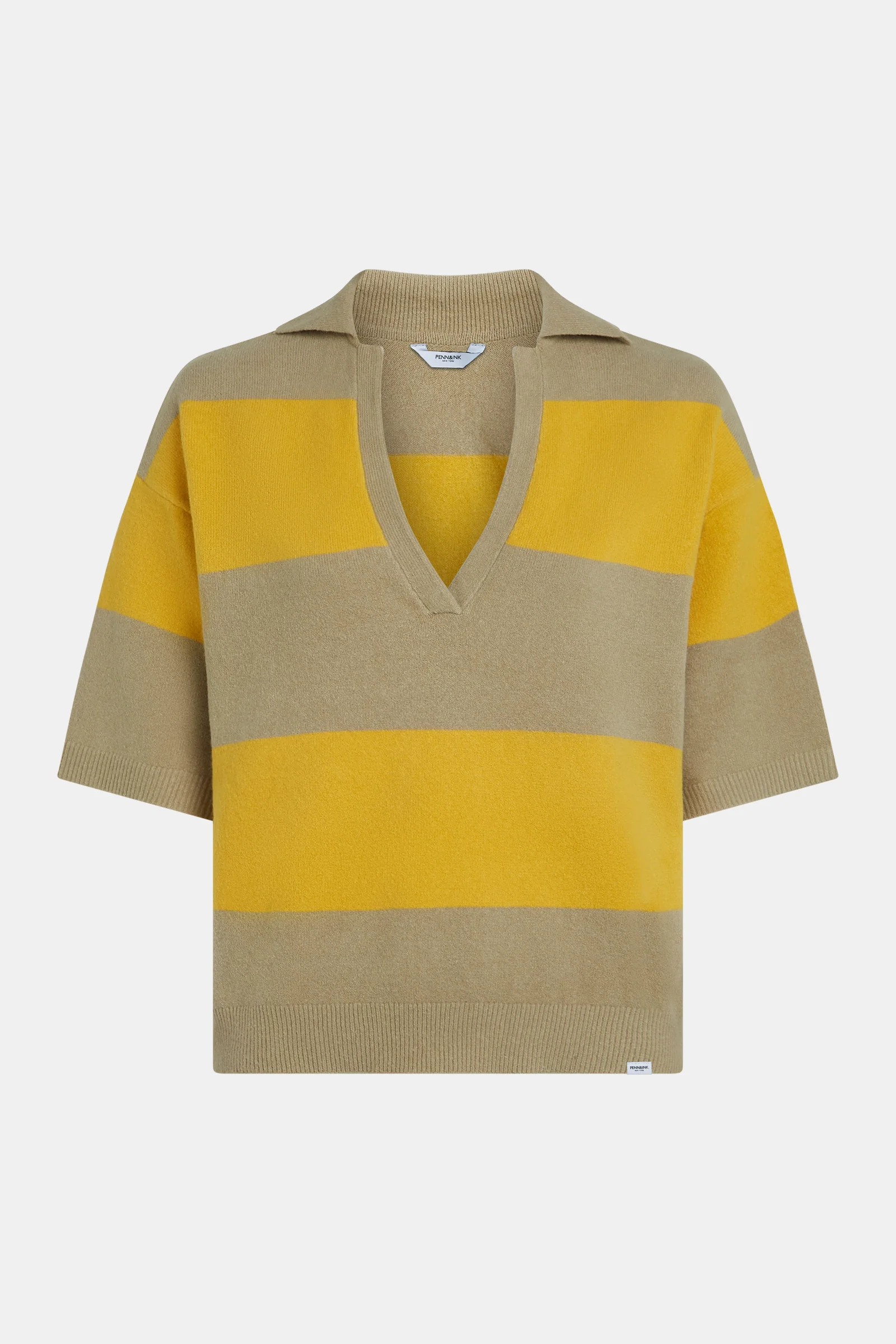 JUMPER STRIPE (S26B399) PEPPER - BAMBOO - Image 2