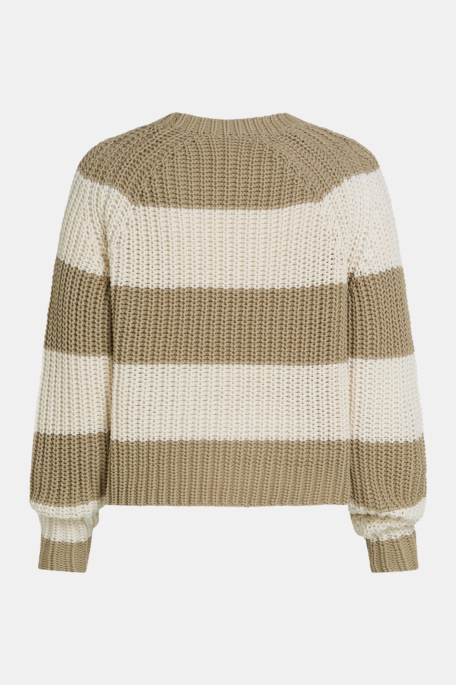 JUMPER STRIPE (S26B407) PEPPER - ECRU - Image 3