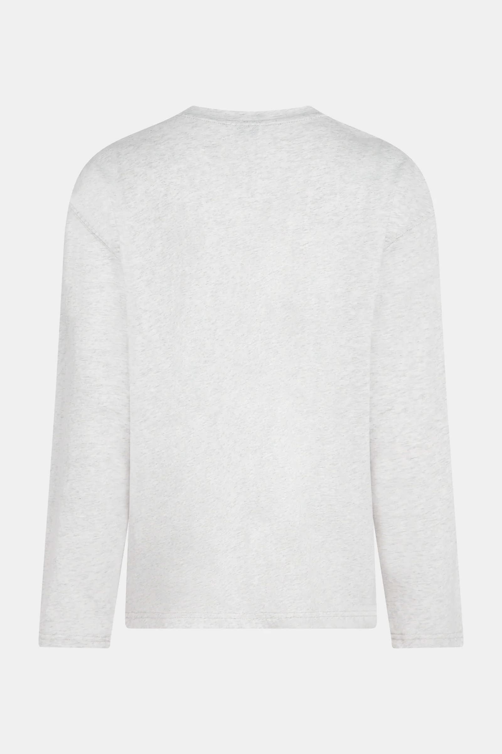 LONGSLEEVE PRINT (S26C376) GREY MELANGE - BLACK - Image 3