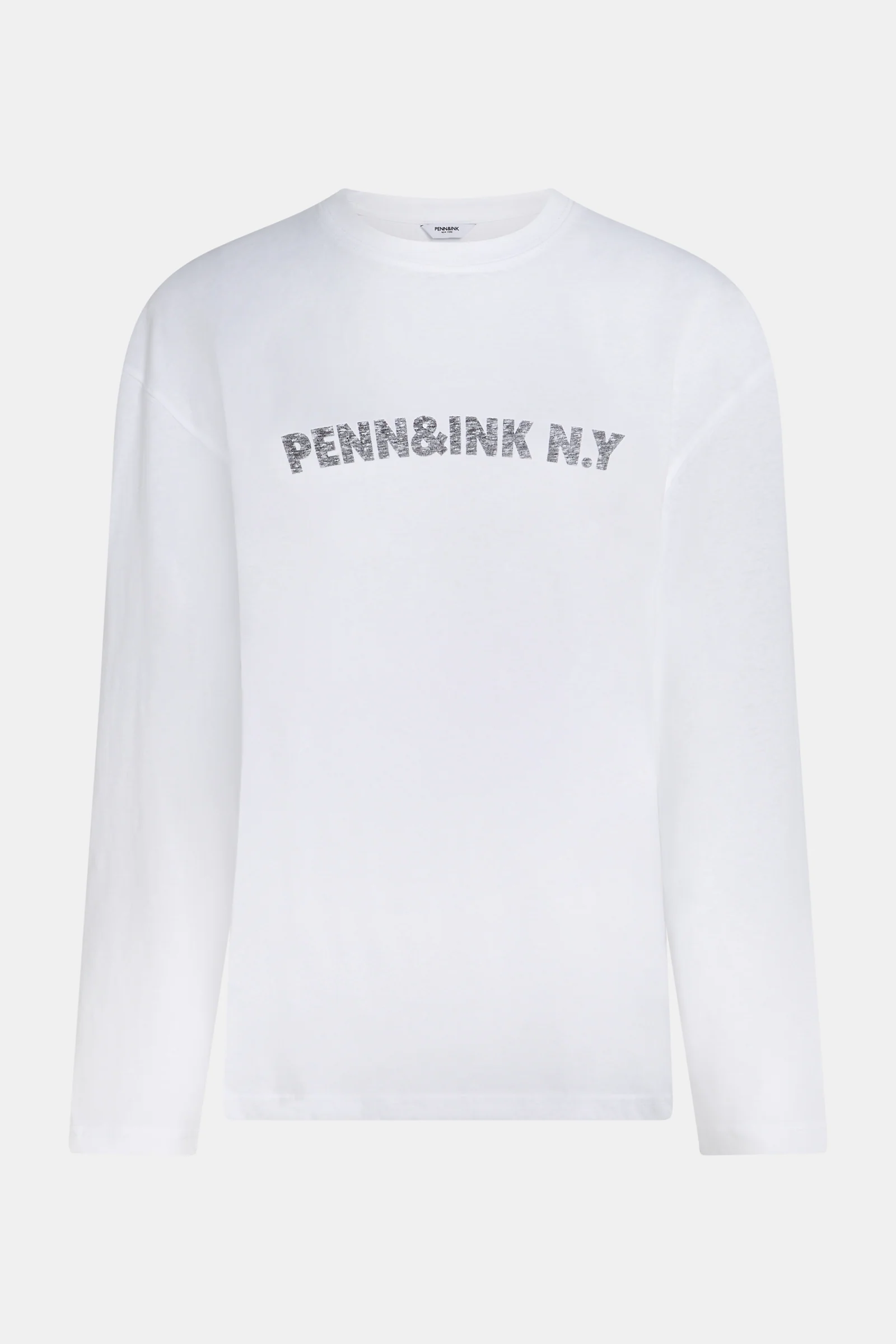 LONGSLEEVE PRINT (S26C376) WHITE - BLACK - Image 2