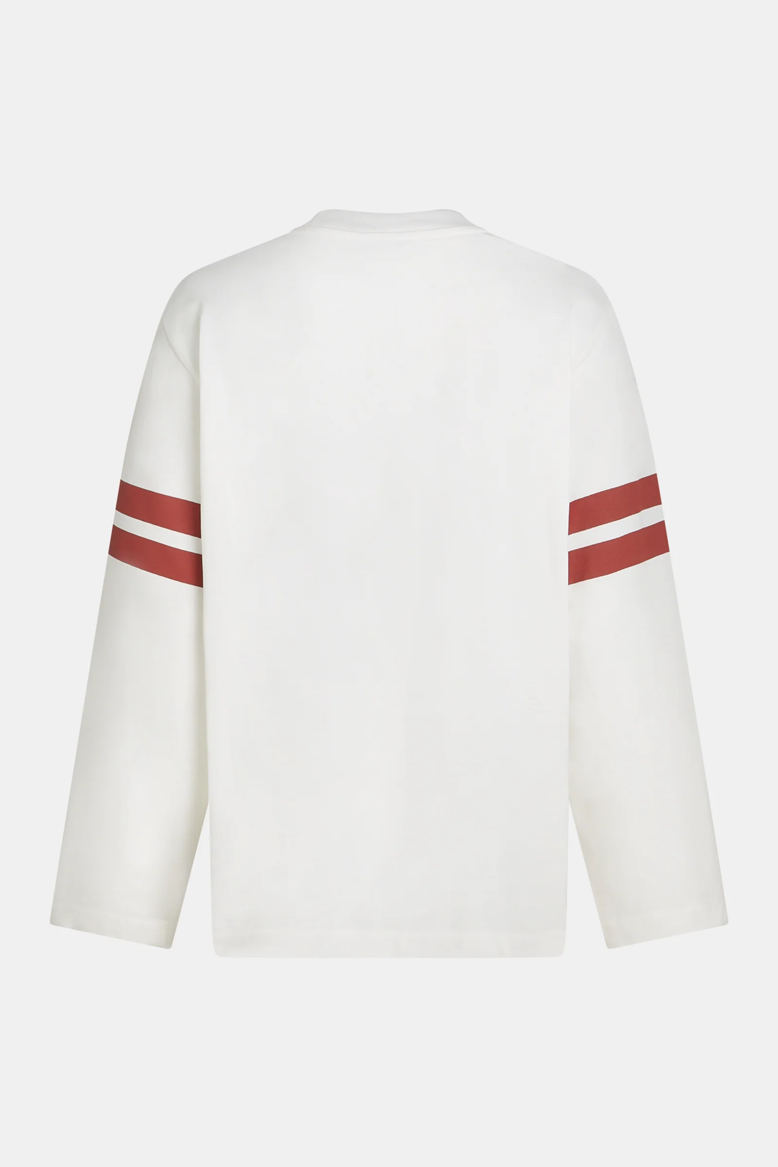 LONGSLEEVE PRINT (S26F1807) ECRU - BURGUNDY - Image 3