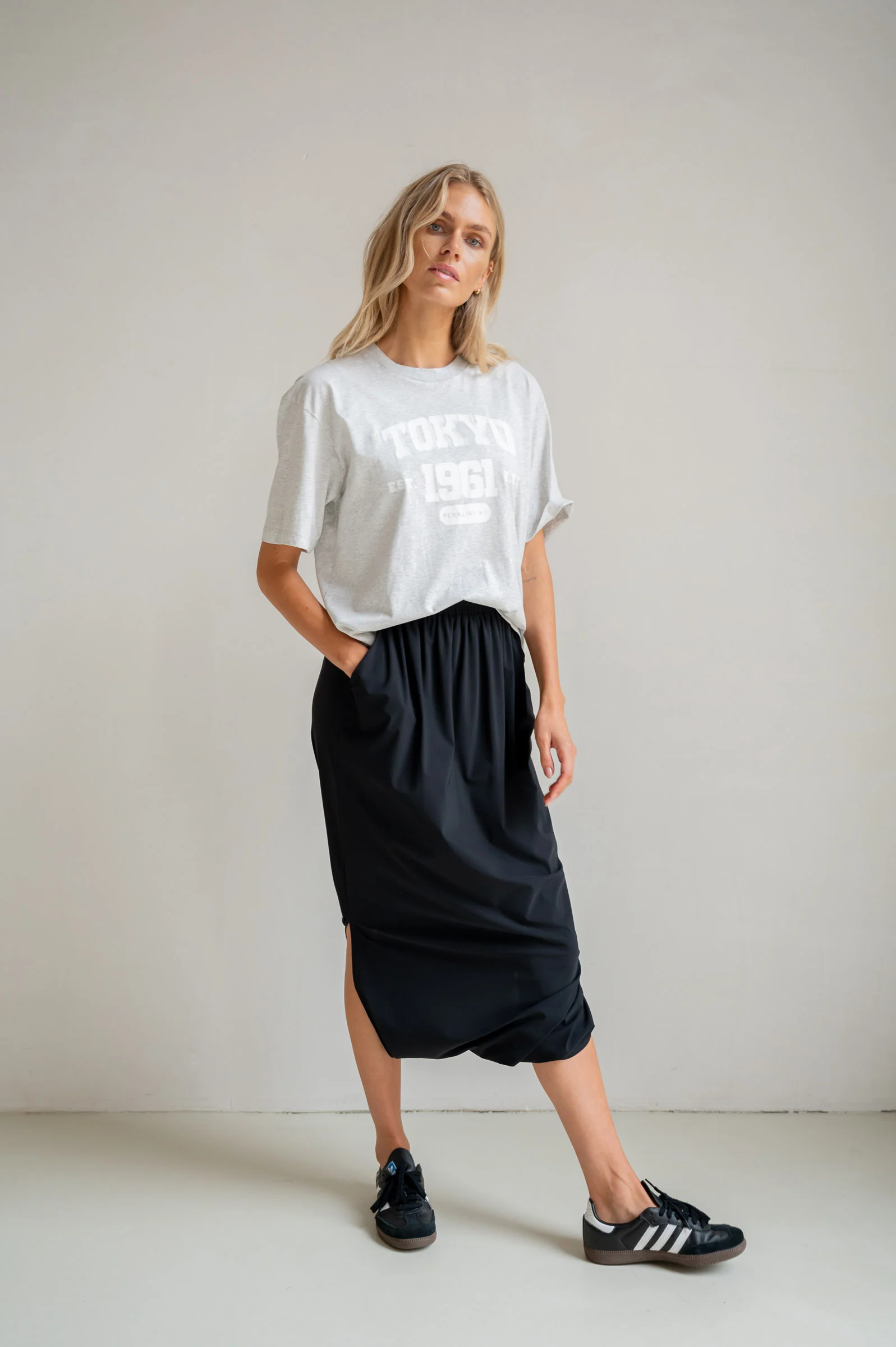 SKIRT (S26N1709) BLACK - Image 6