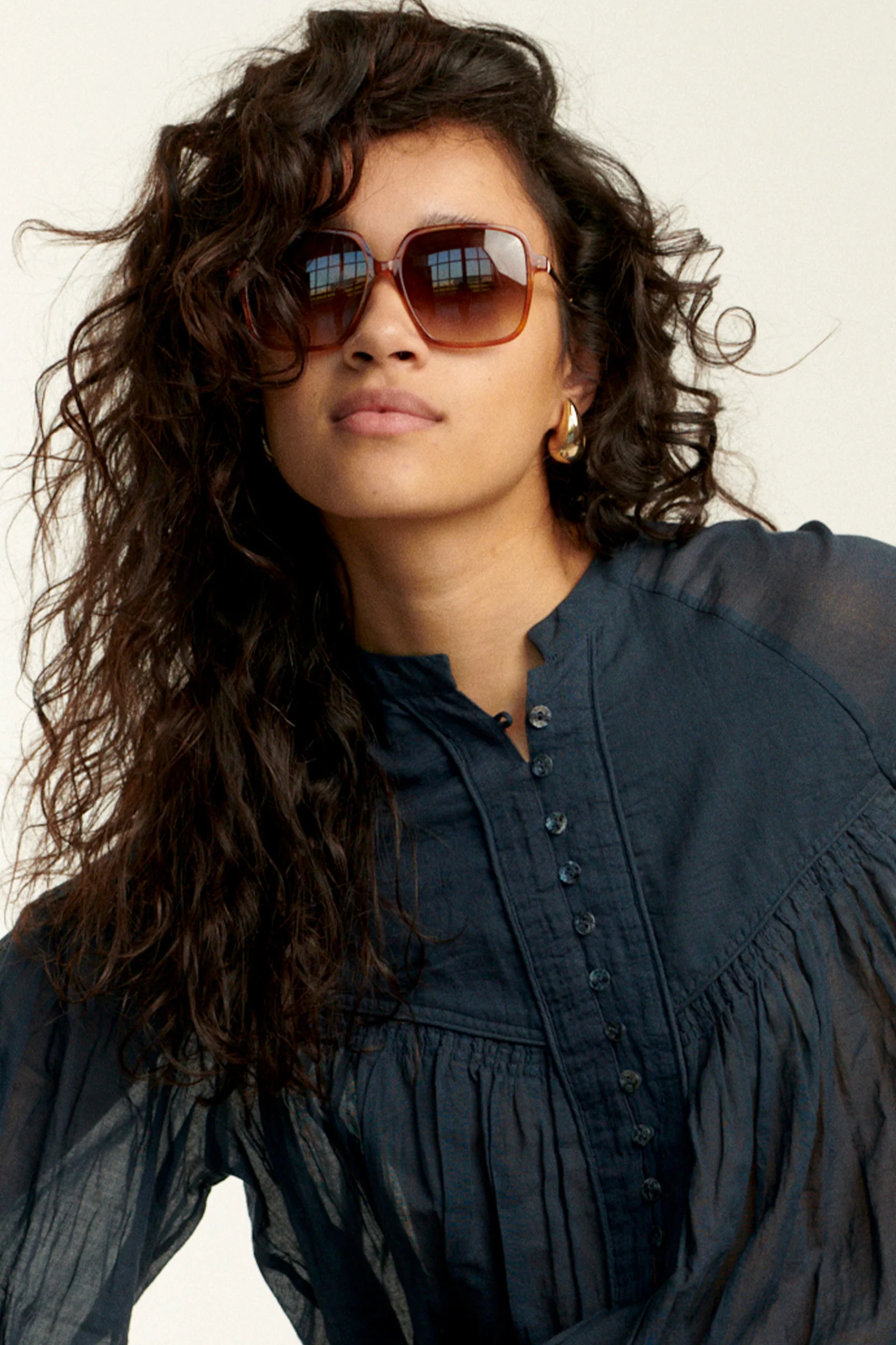 SUNGLASSES P&I 8074 | CARAMEL HAVANA