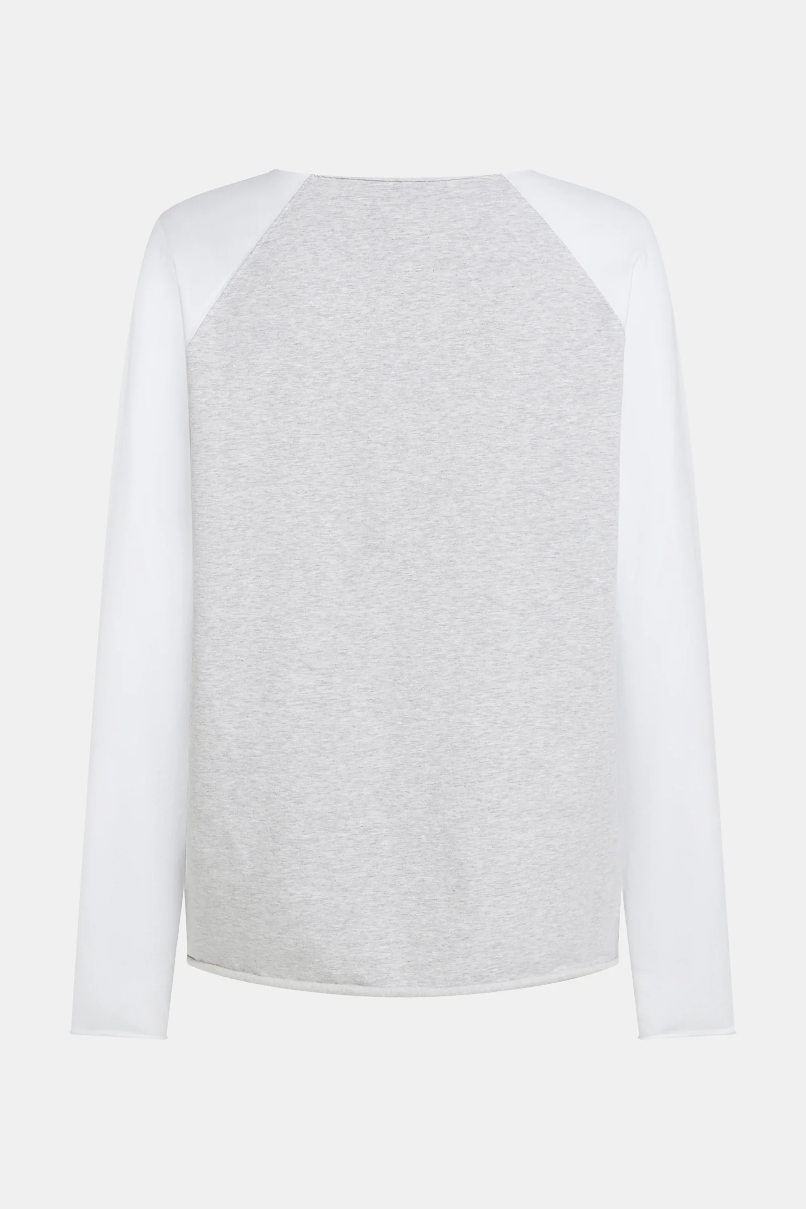 SWEATER PRINT (S26F1832) GREY MELANGE - WHITE - Image 3