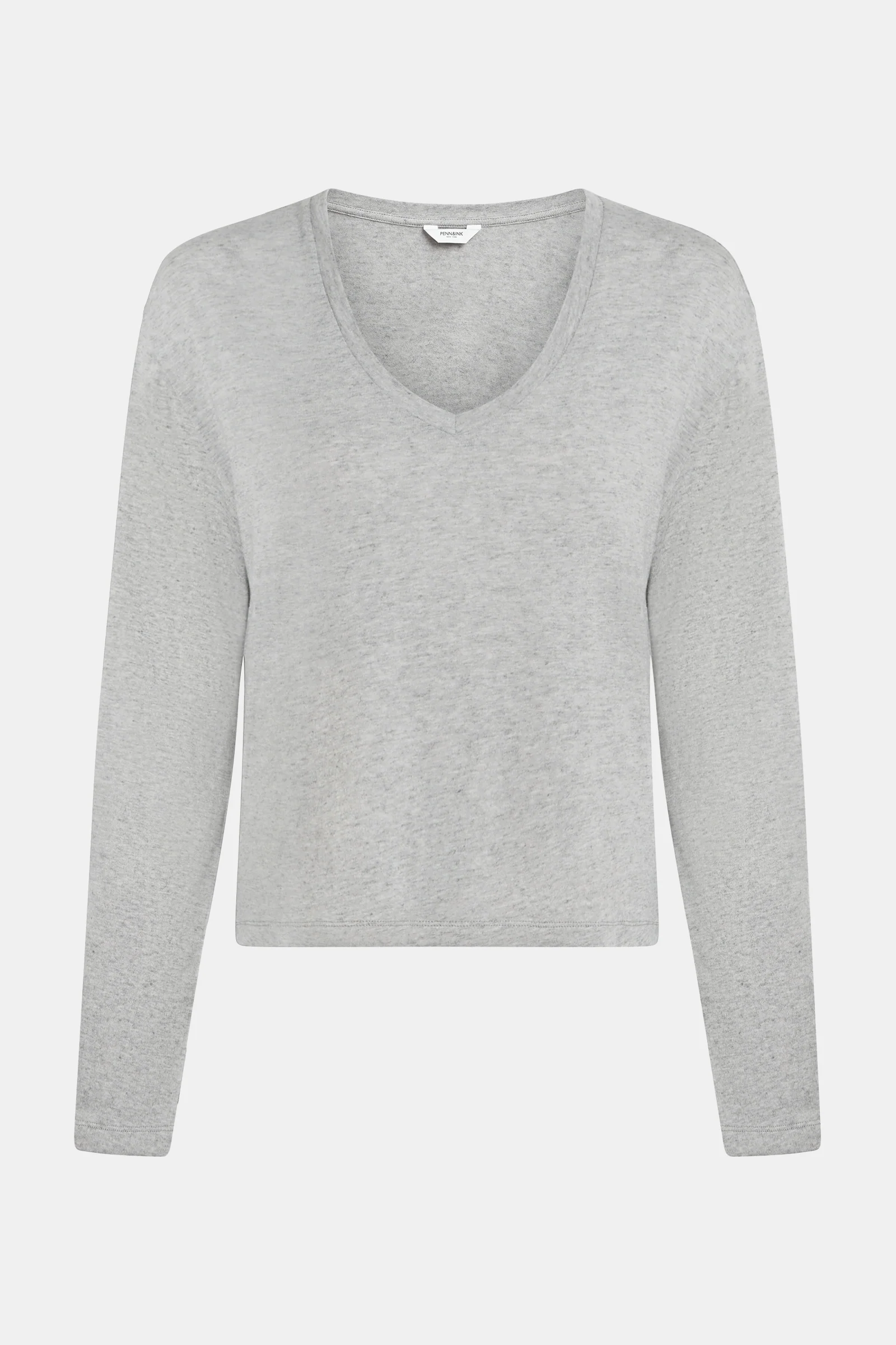 LONGSLEEVE (S26T1242) GREY MELANGE - Image 2
