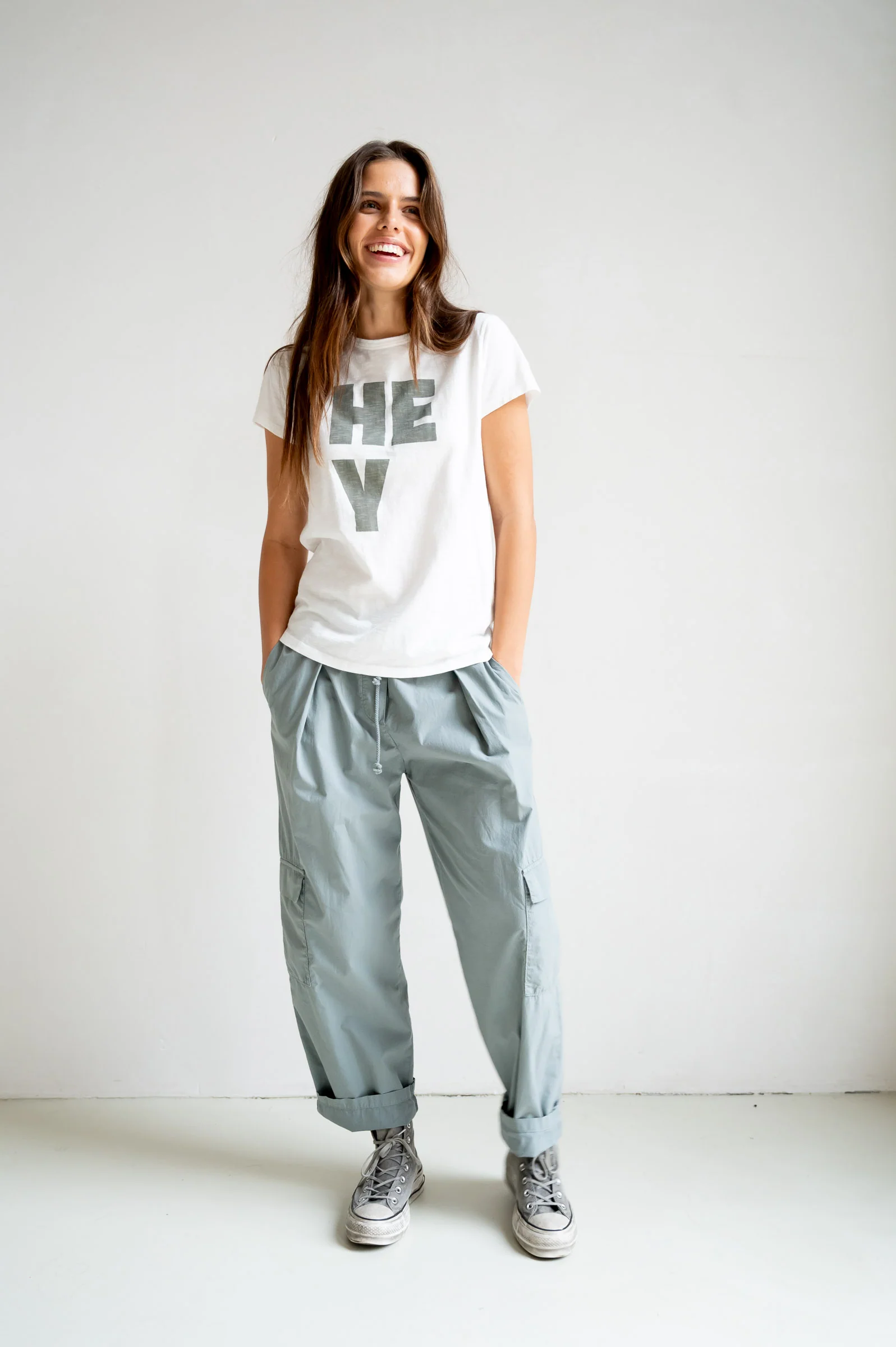 T-SHIRT PRINT (S26F1805) ECRU - MONUMENT - Image 4