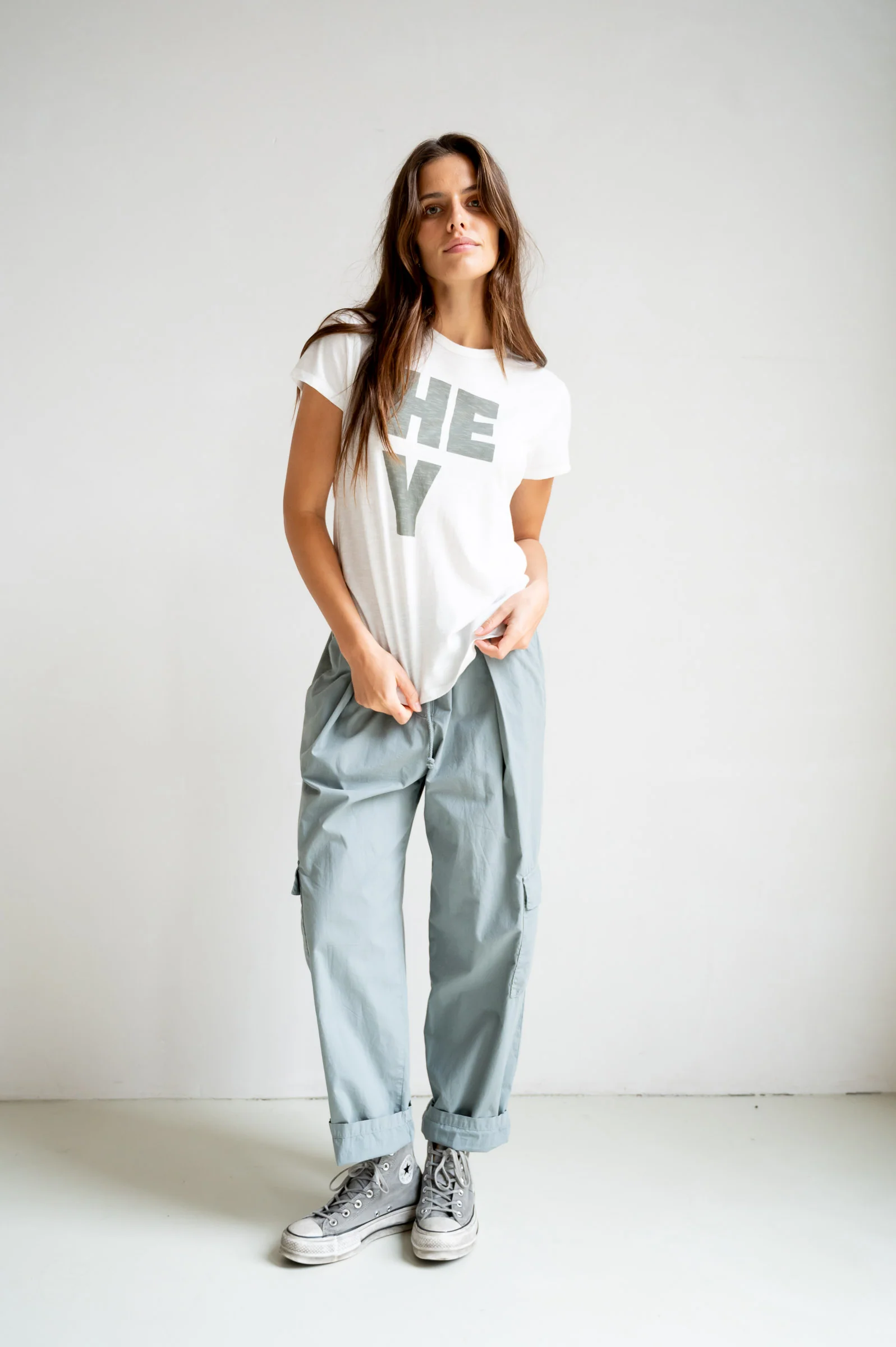 T-SHIRT PRINT (S26F1805) ECRU - MONUMENT - Image 5