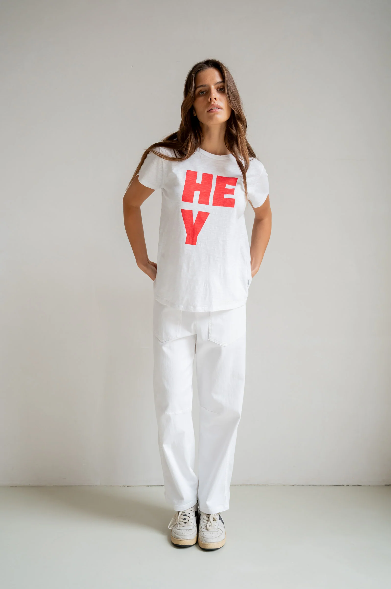T-SHIRT PRINT (S26F1805) WHITE - TOMATO - Image 5