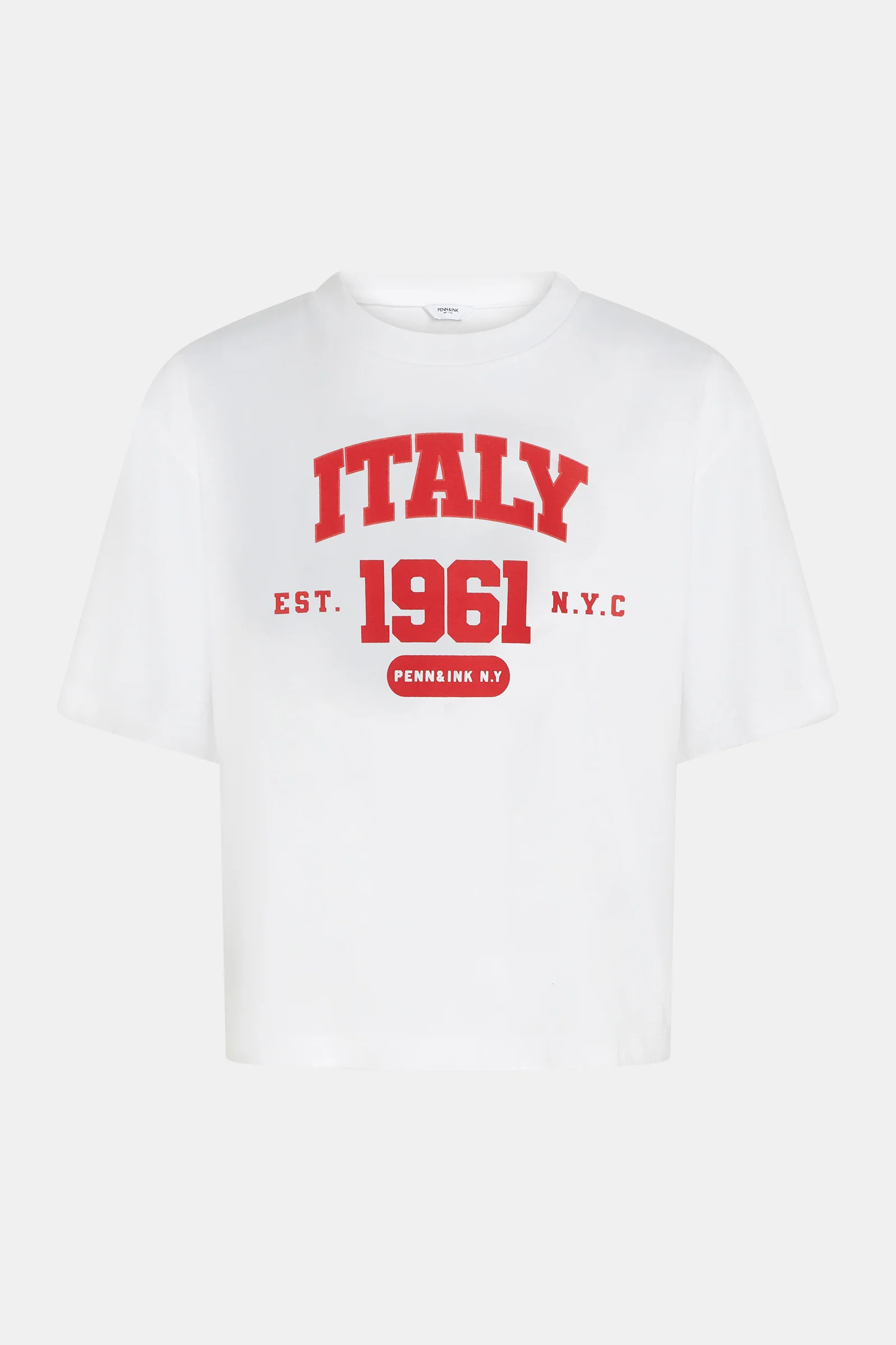 T-SHIRT PRINT (S26F1813) WHITE - TOMATO - Image 2