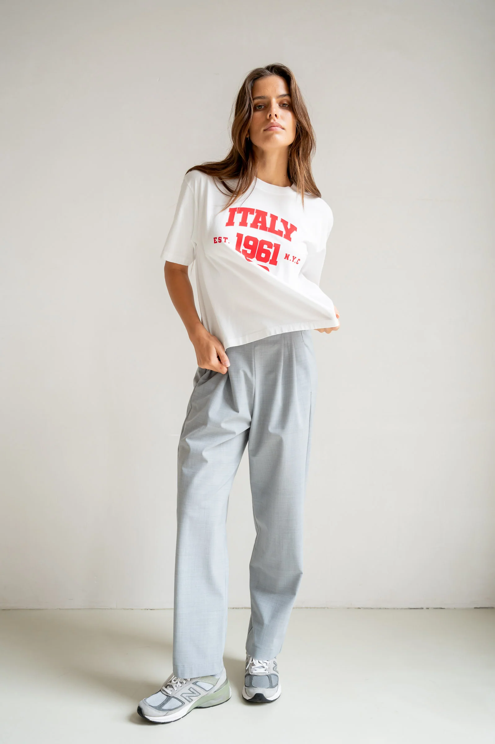 T-SHIRT PRINT (S26F1813) WHITE - TOMATO - Image 4