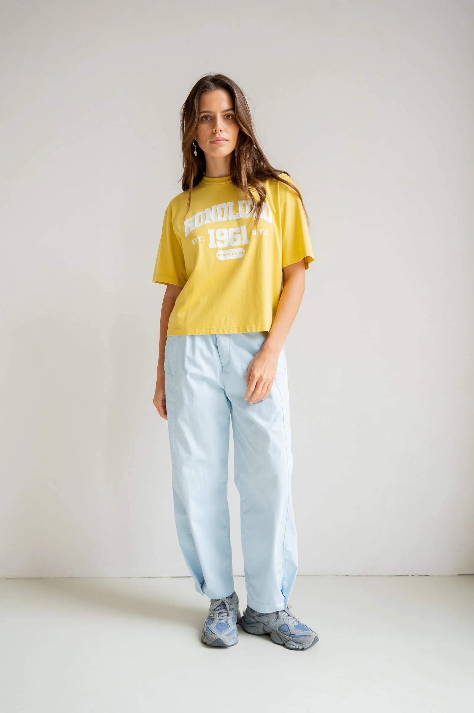 T-SHIRT PRINT (S26F1814) BAMBOO - ECRU