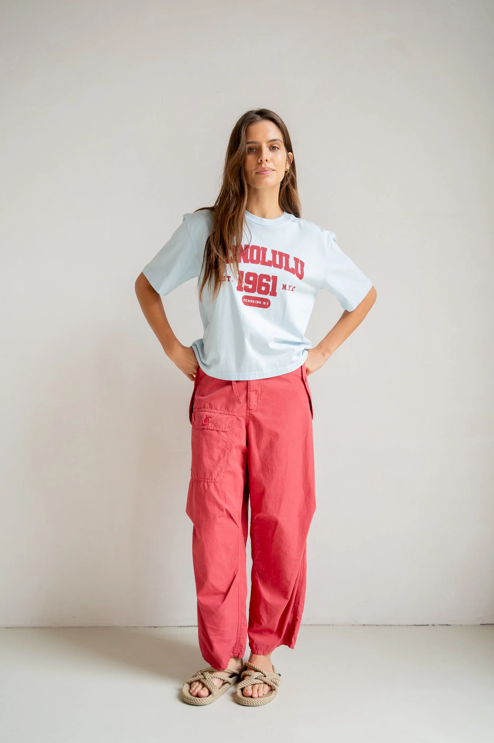 T-SHIRT PRINT (S26F1814) SKYRIDER - CARDINAL - Image 4