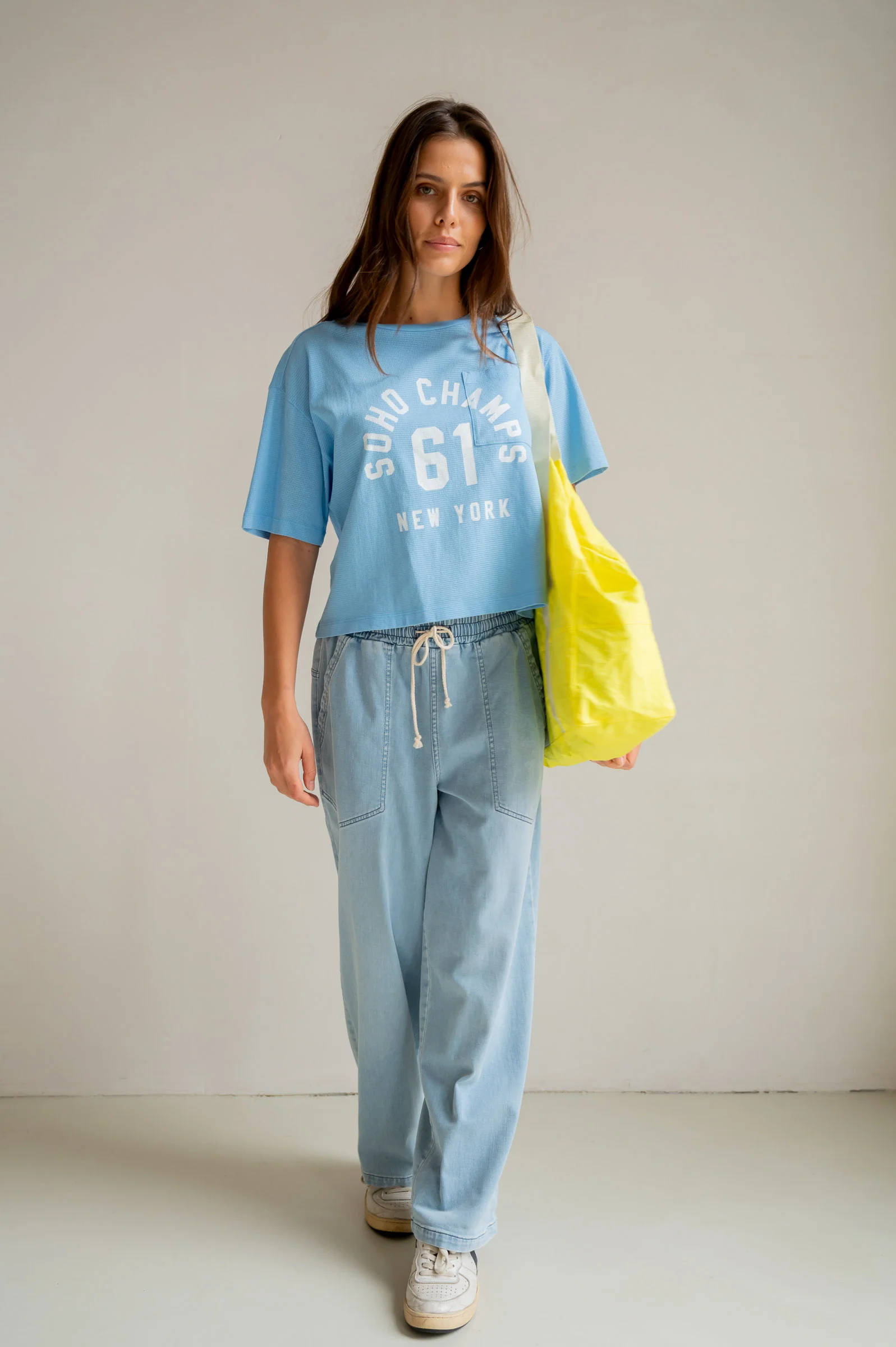 T-SHIRT PRINT (S26F1839) CIEL - WHITE - Image 5
