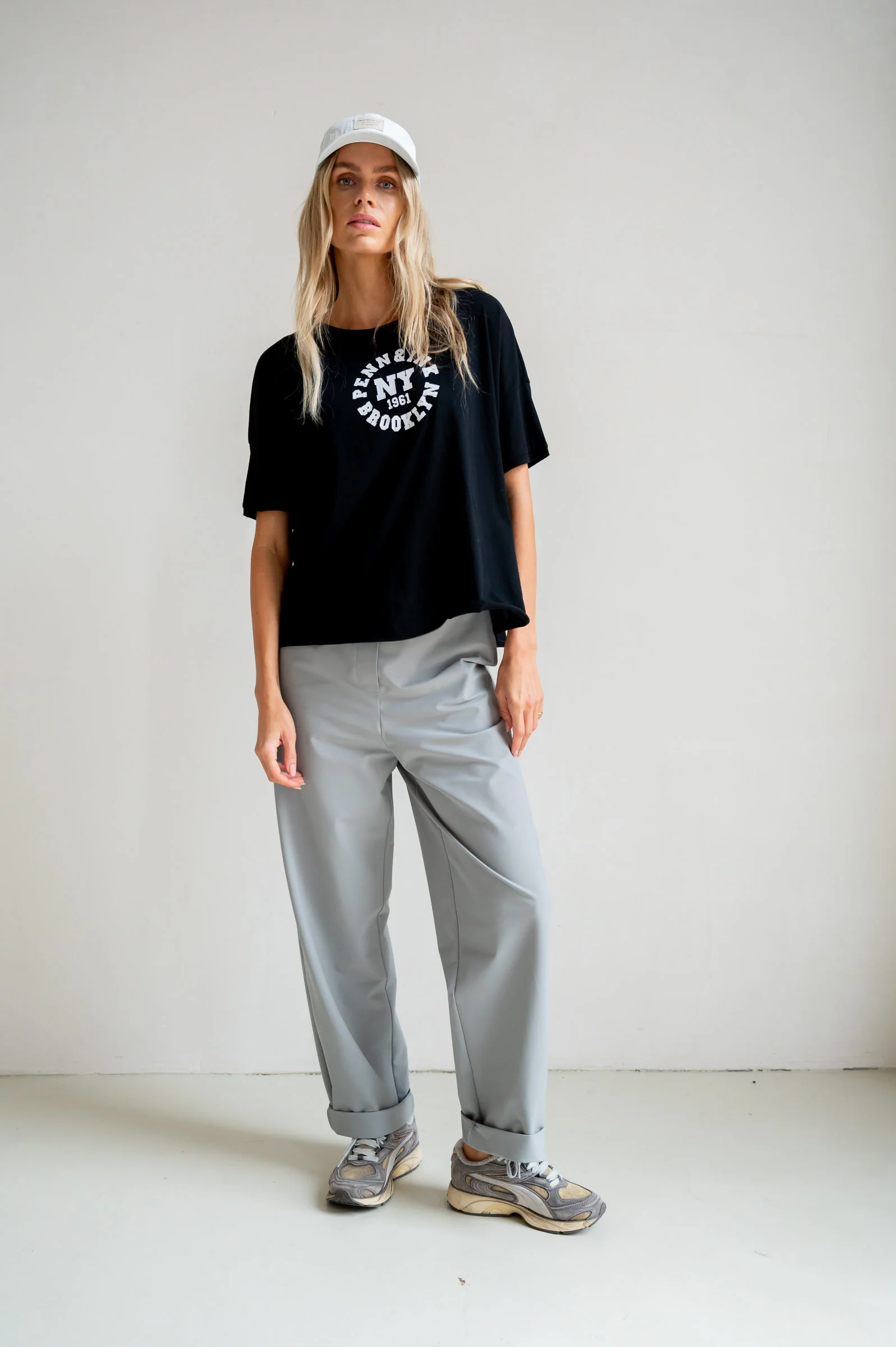T-SHIRT PRINT (S26T1250) BLACK - WHITE - Image 4