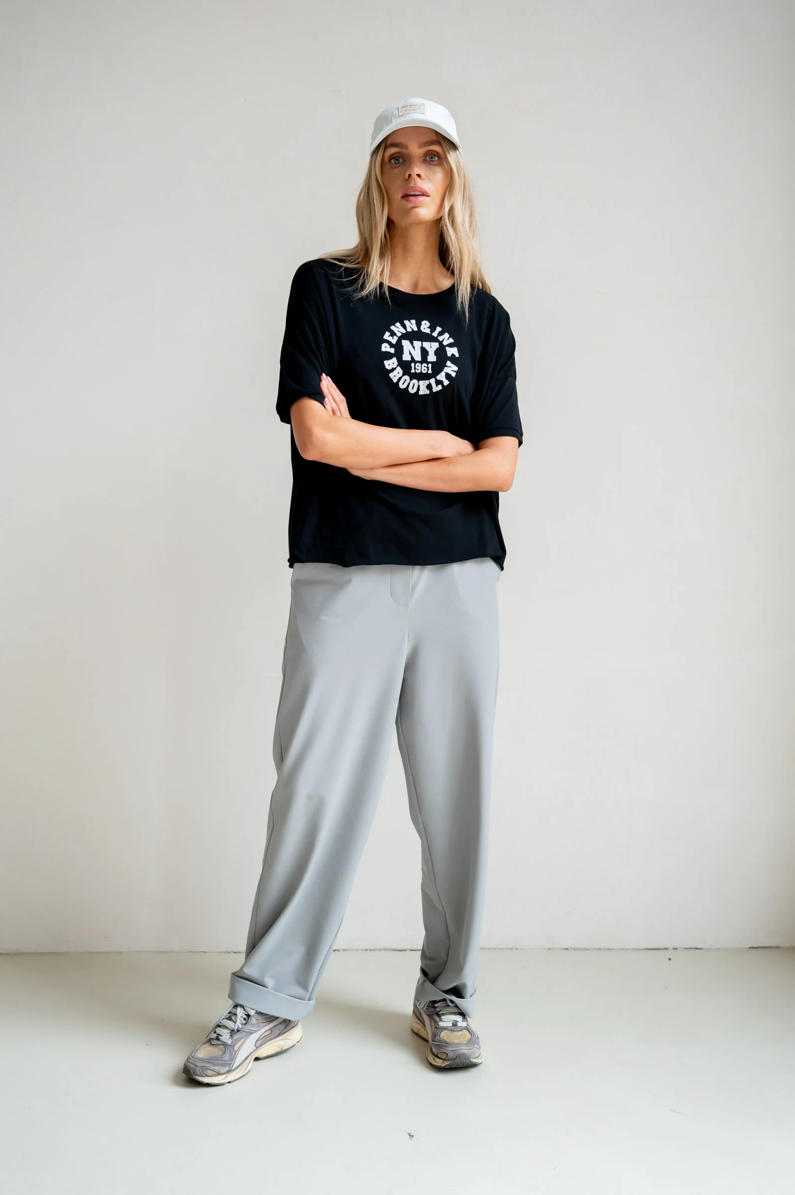 T-SHIRT PRINT (S26T1250) BLACK - WHITE - Image 6