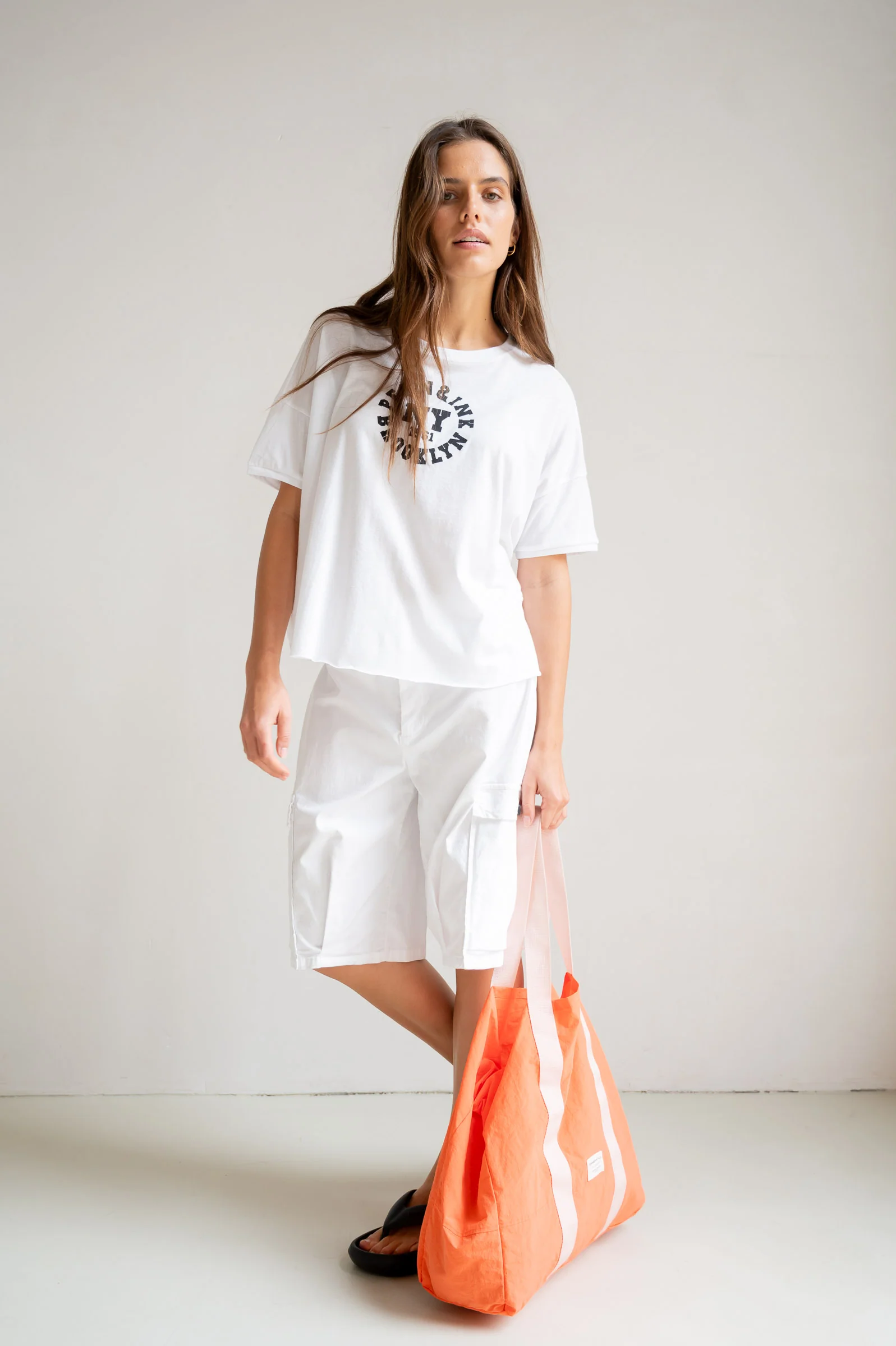 T-SHIRT PRINT (S26T1250) WHITE - BLACK - Image 6