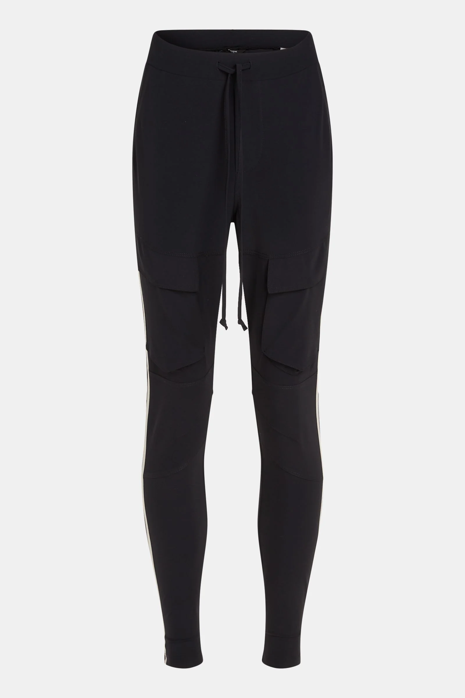 TROUSERS (CARGO STRIPE) BLACK - Image 2