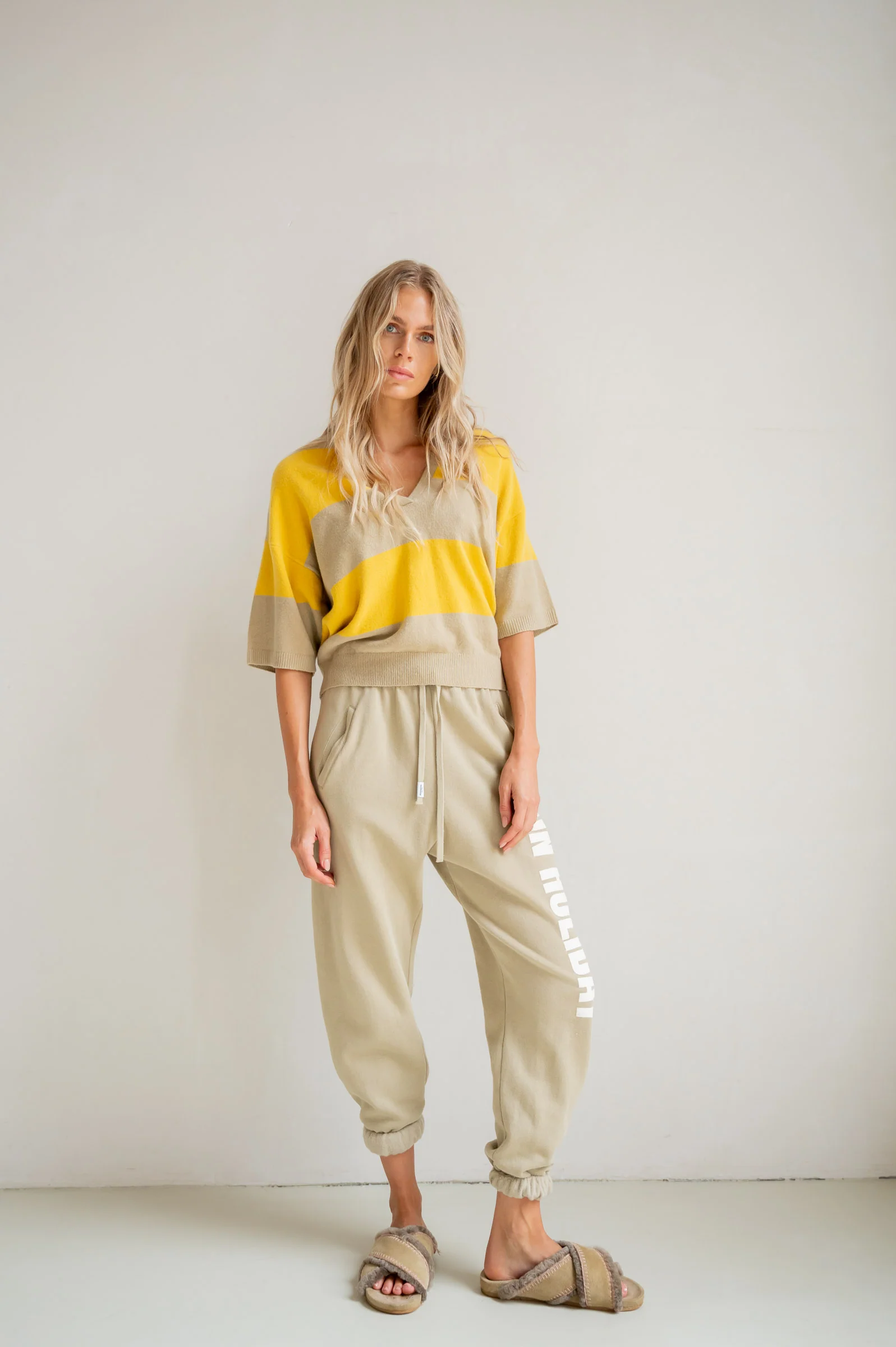 TROUSERS PRINT (S26F1828) PEPPER - ECRU - Image 5