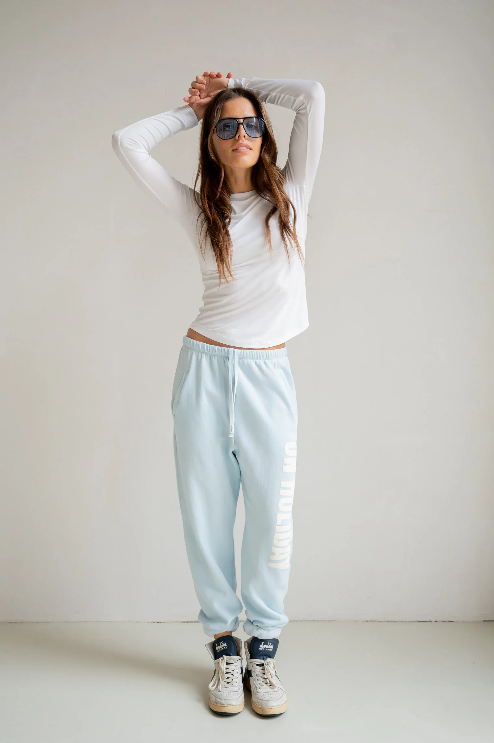 TROUSERS PRINT (S26F1828) SKYRIDER - ECRU