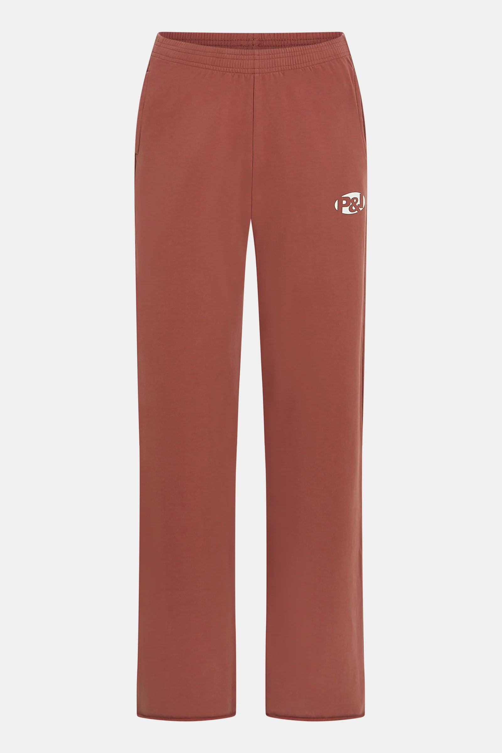TROUSERS PRINT (S26F1834) BURGUNDY - ECRU - Image 2