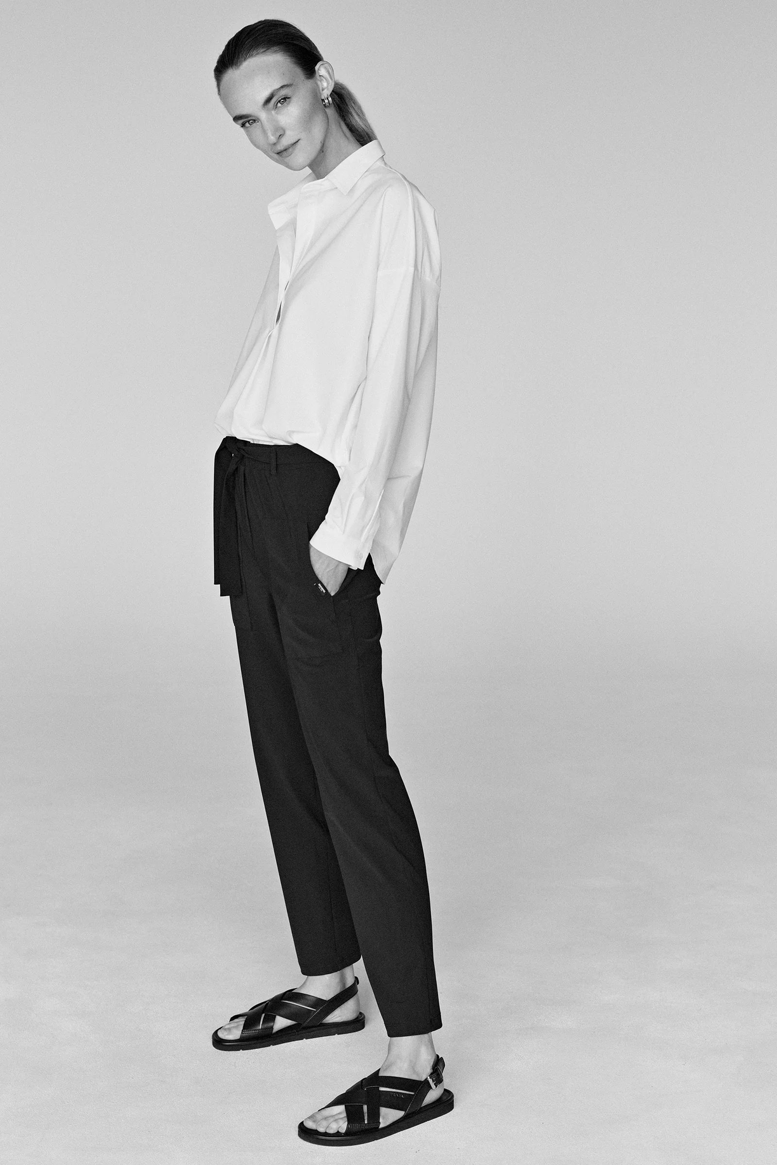 TROUSERS (RALEIGH) BLACK - Image 4