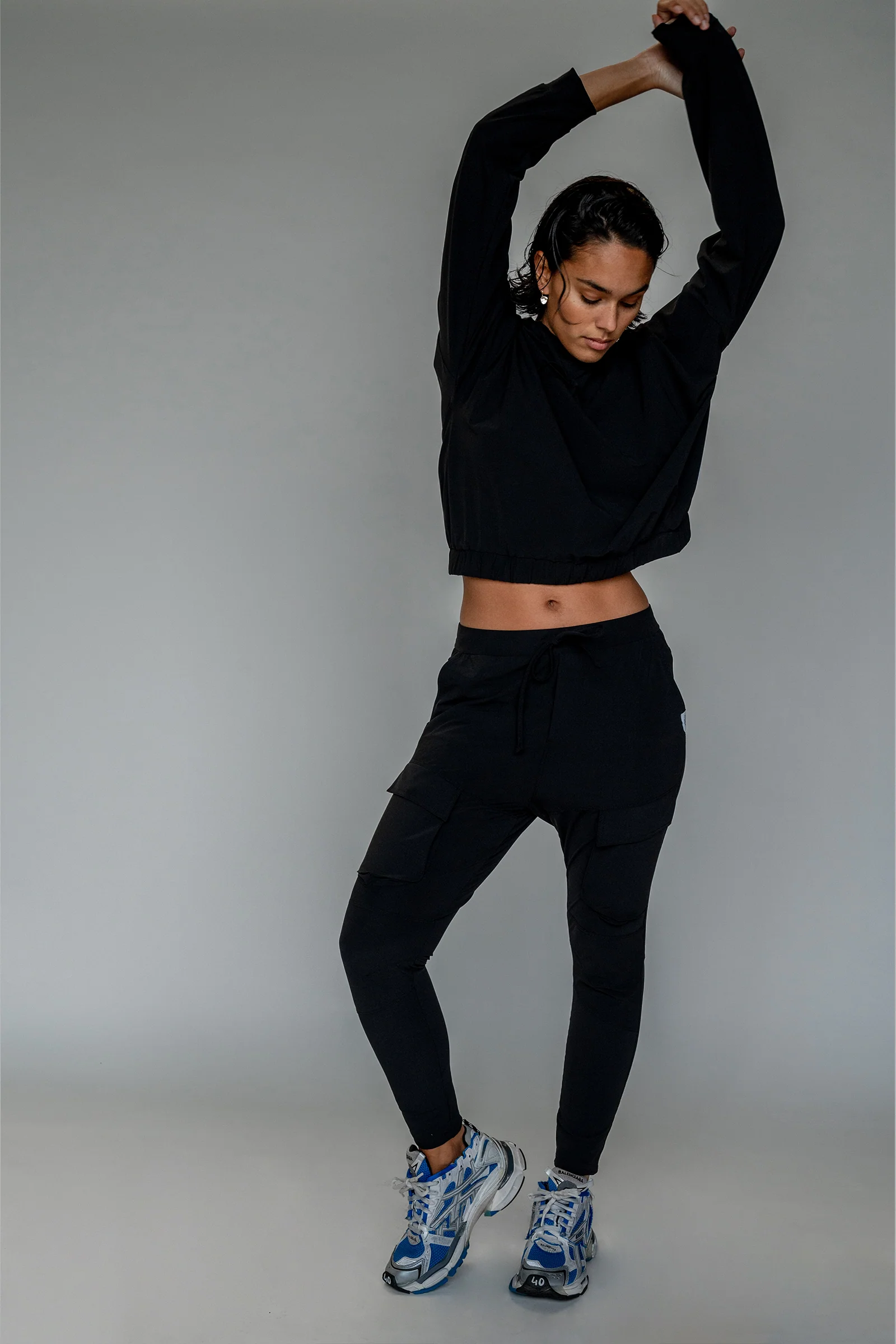 TROUSERS (CARGO) BLACK - Image 5