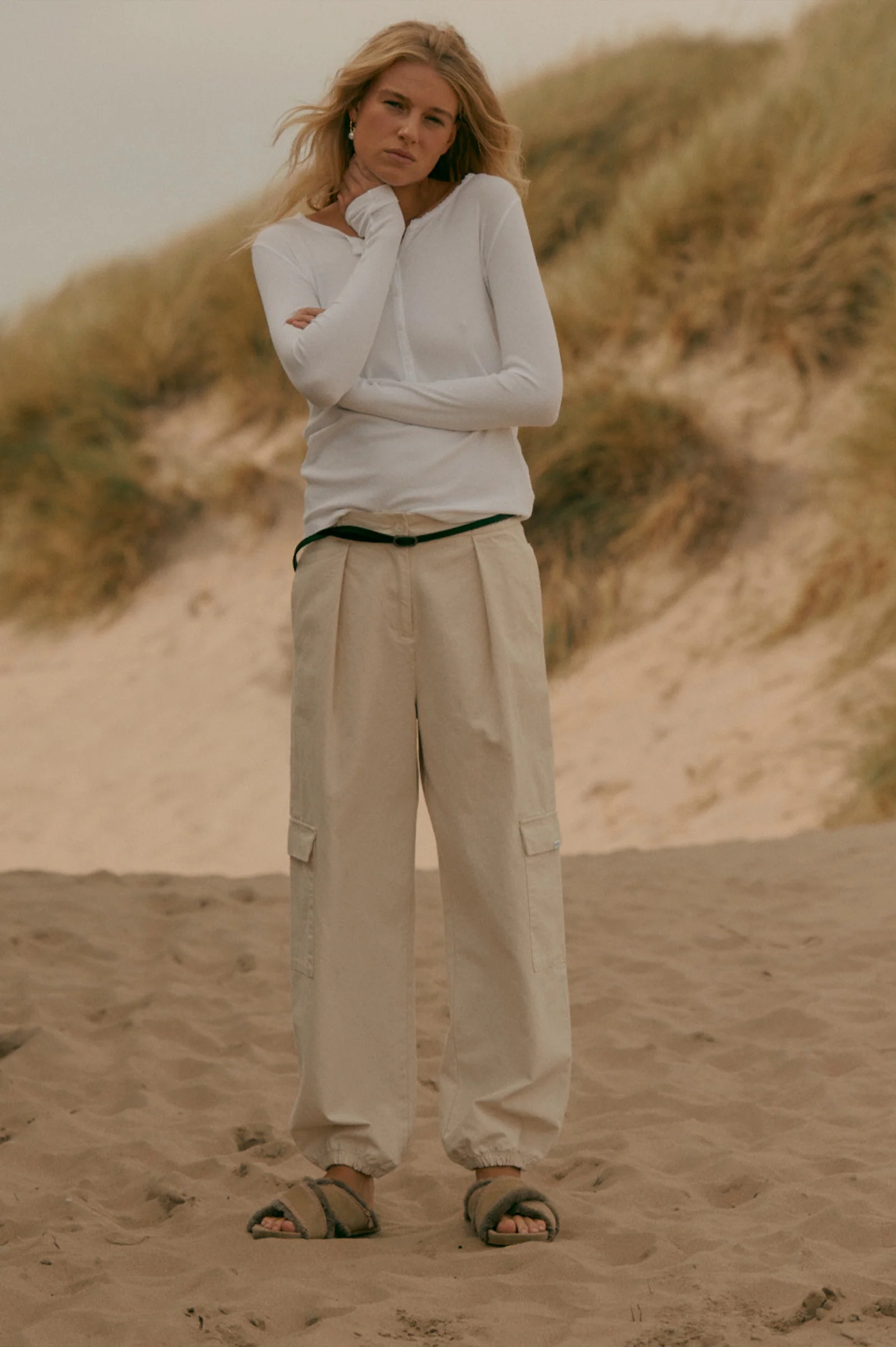 CARGO TROUSERS (S26C354) ECRU