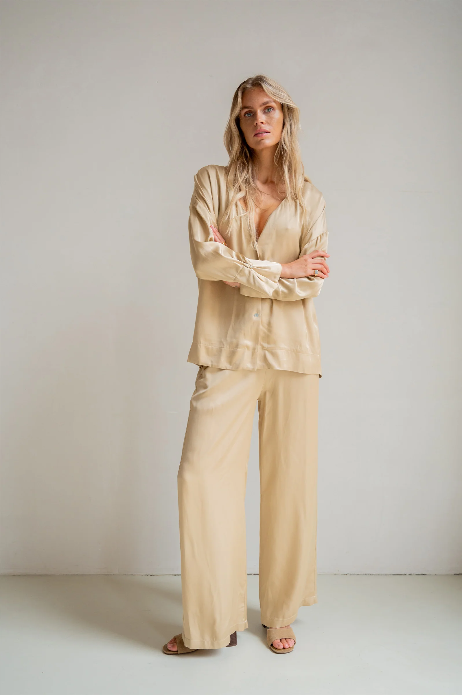 TROUSERS (S26F1845) BEIGE - Image 7