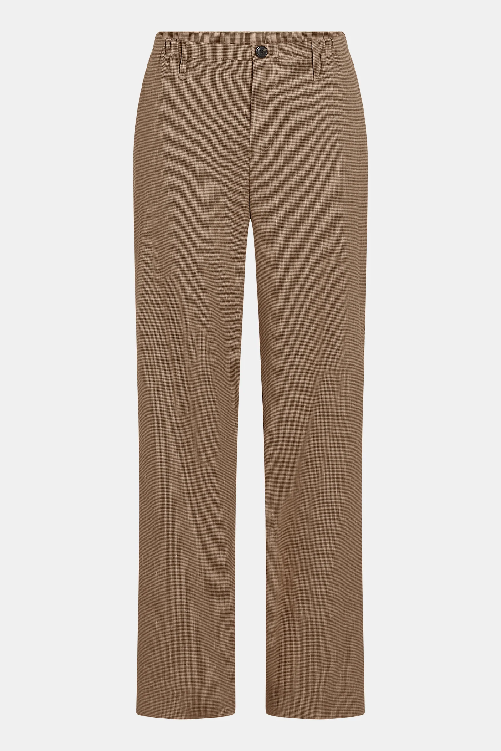 TROUSERS (S26N1701) BROWN CHECK - Image 2