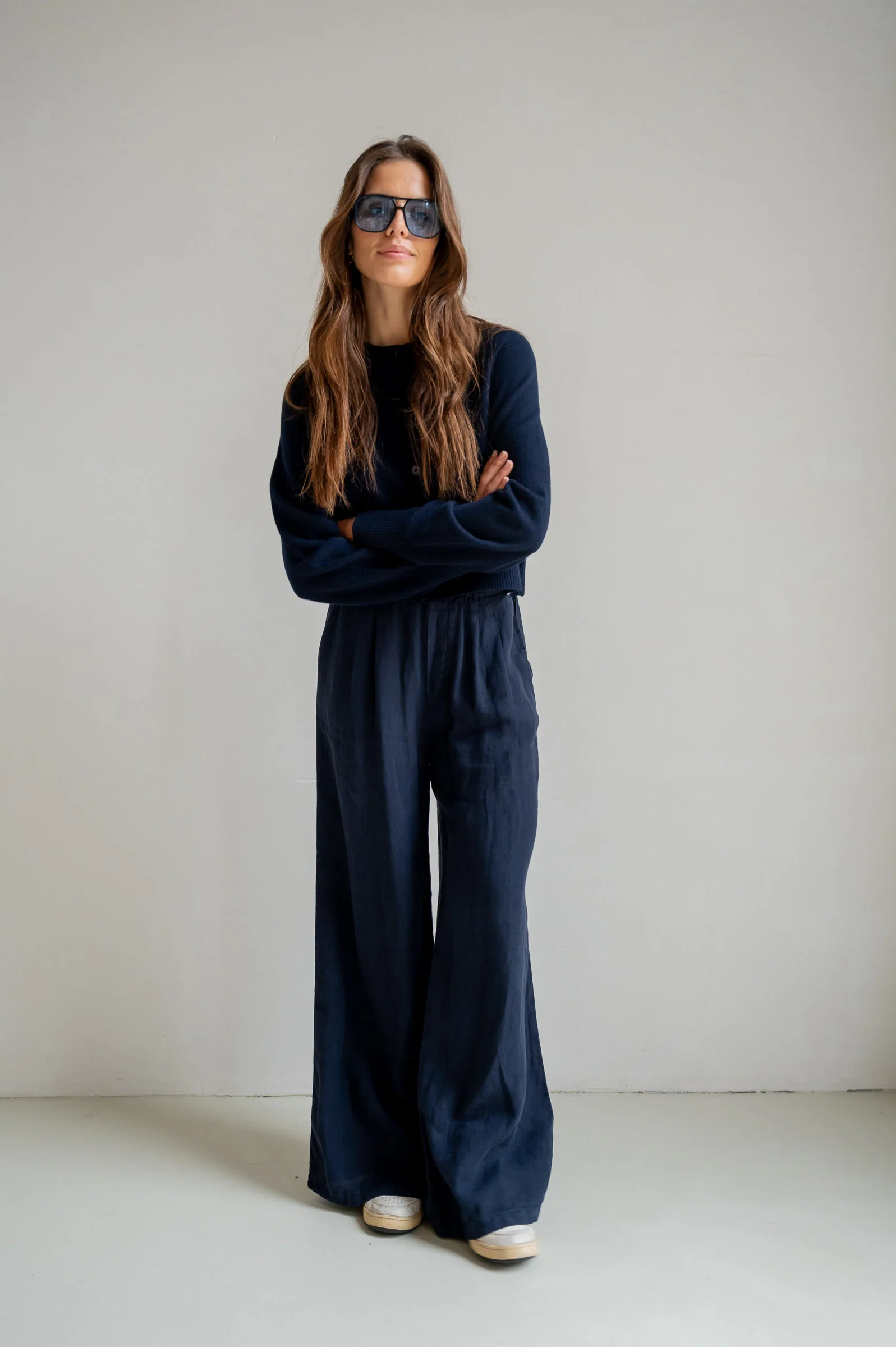 TROUSERS (S26Z844) NAVY - Image 5